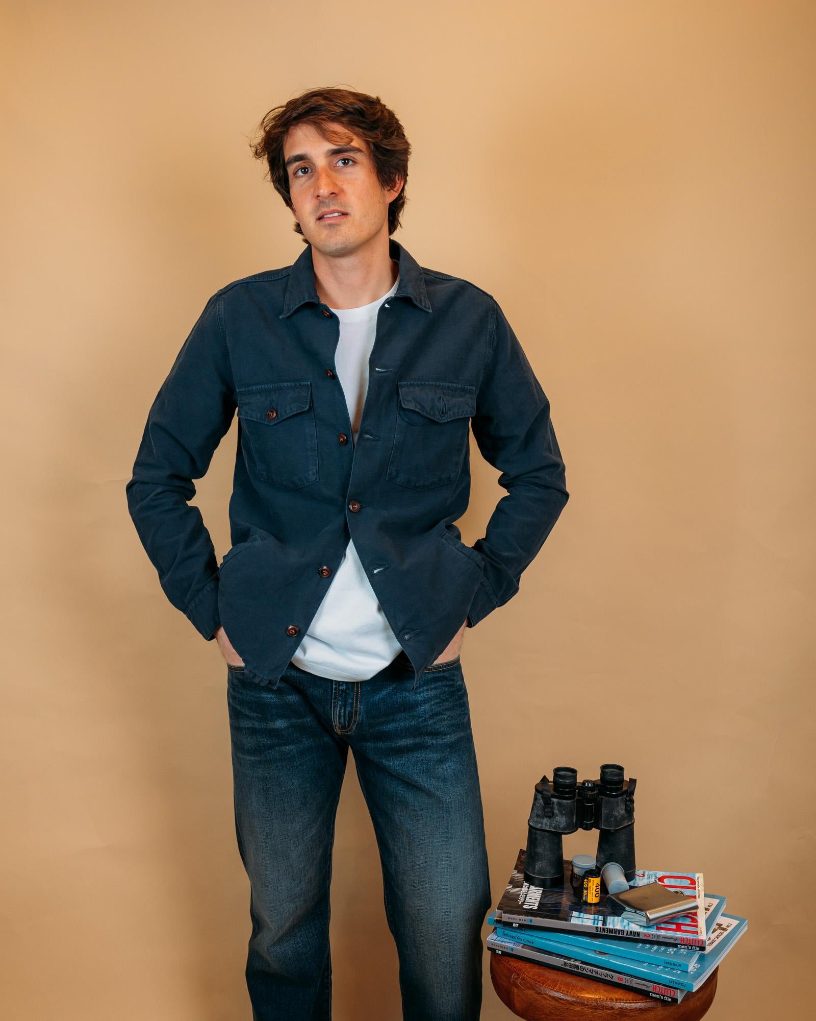 Overshirt Acadia Navy ACADIALINO NA Bl'ker 