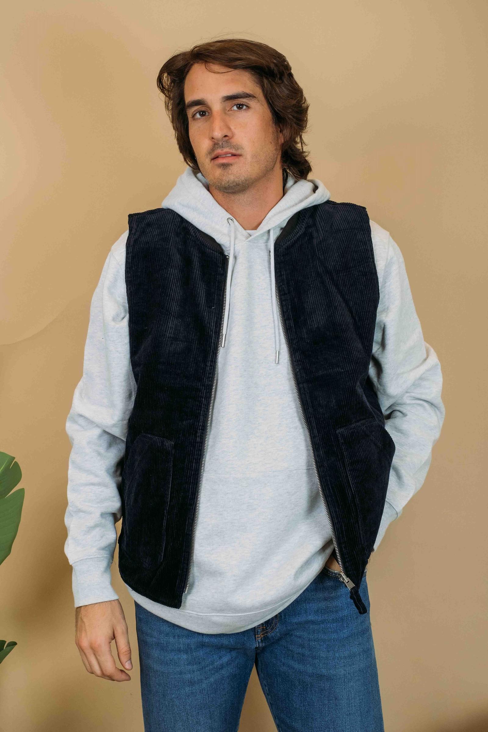 Gilet Martin Corduroy Doubleface MARTIN V05 5C01 Impure