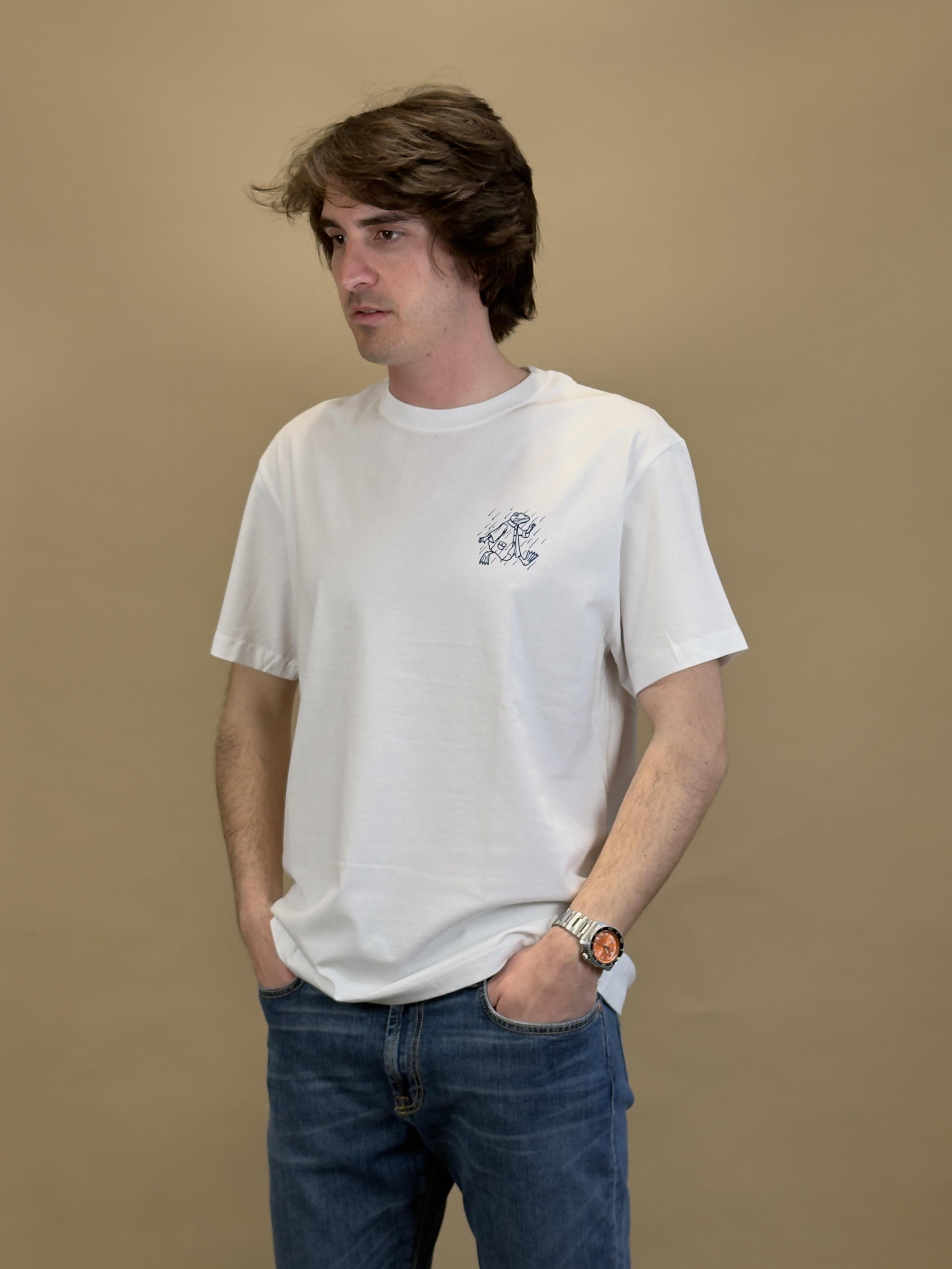 Logo t-shirt T104 WH Manifattura Ceccarelli 