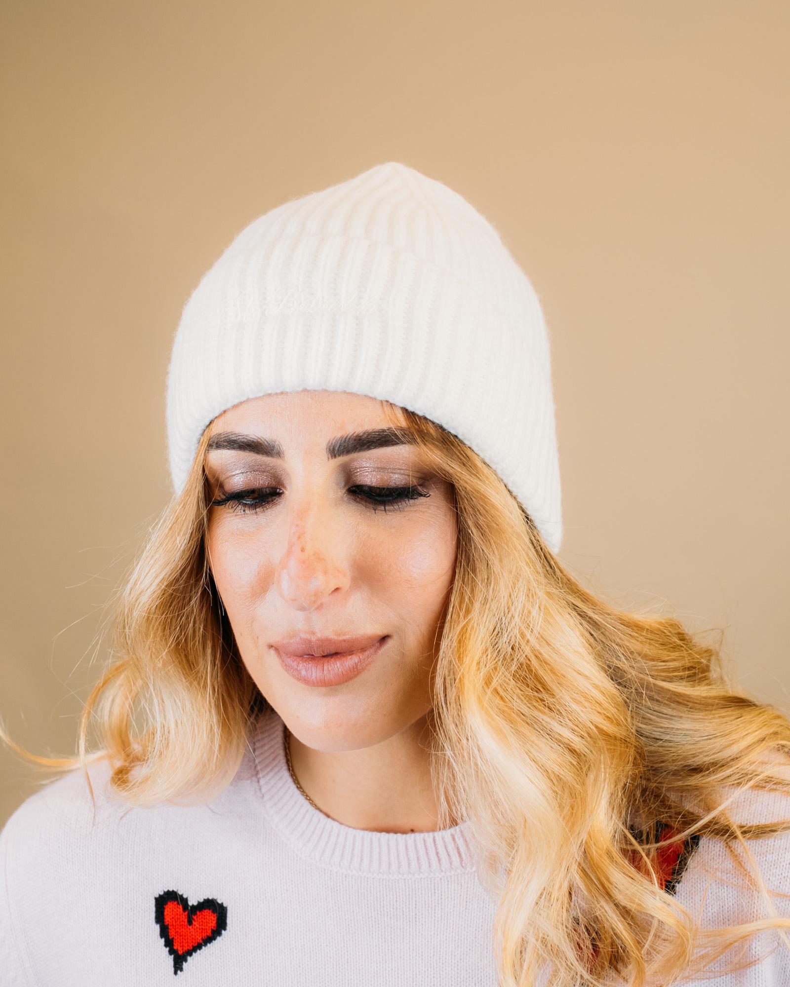 Knitted Cap MOSSWOOL 00040I MC2 Saint barth 