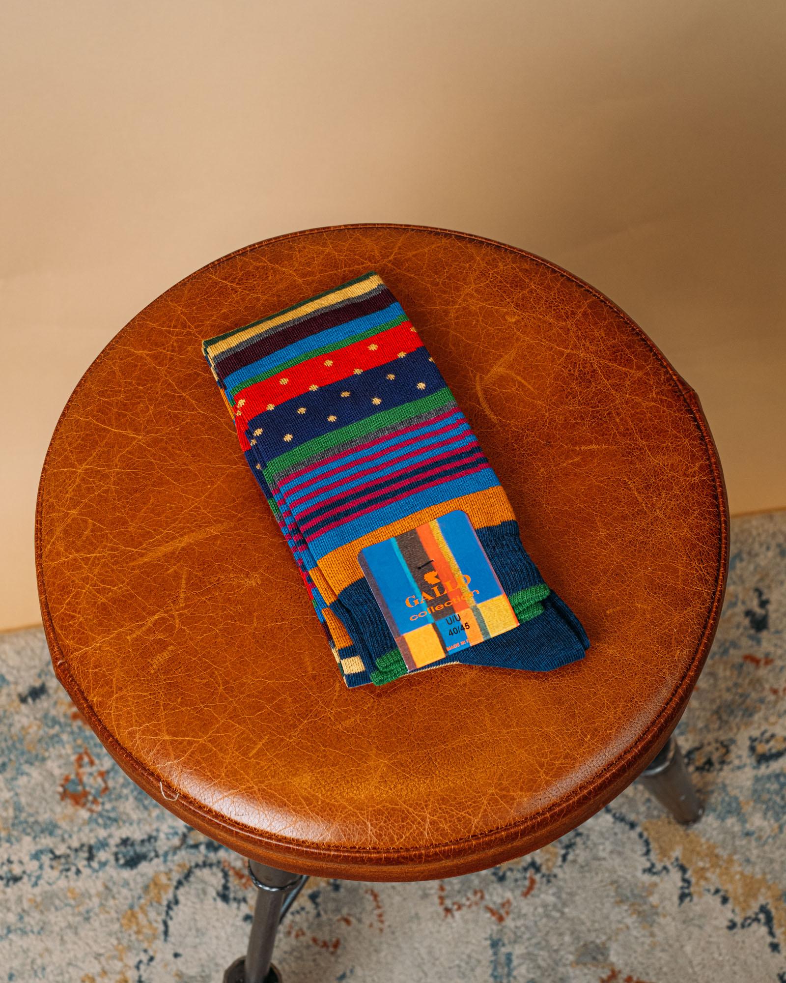 Calze Righe e Pois Mix AP512393 32682 Gallo 