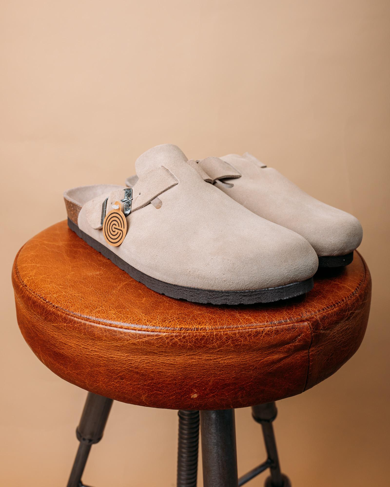 Sabot Riva Velour Taupe G10549 5 Genuins 