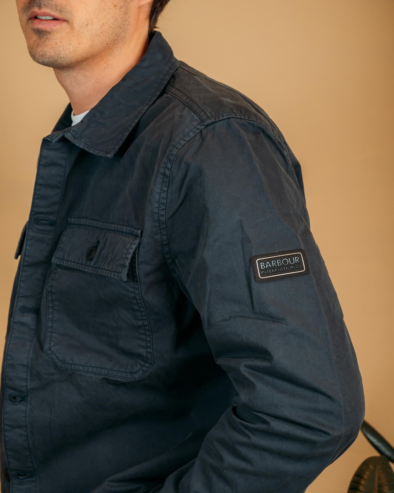 Overshirt Arlo Navy MOS0390 NY91 Barbour International 