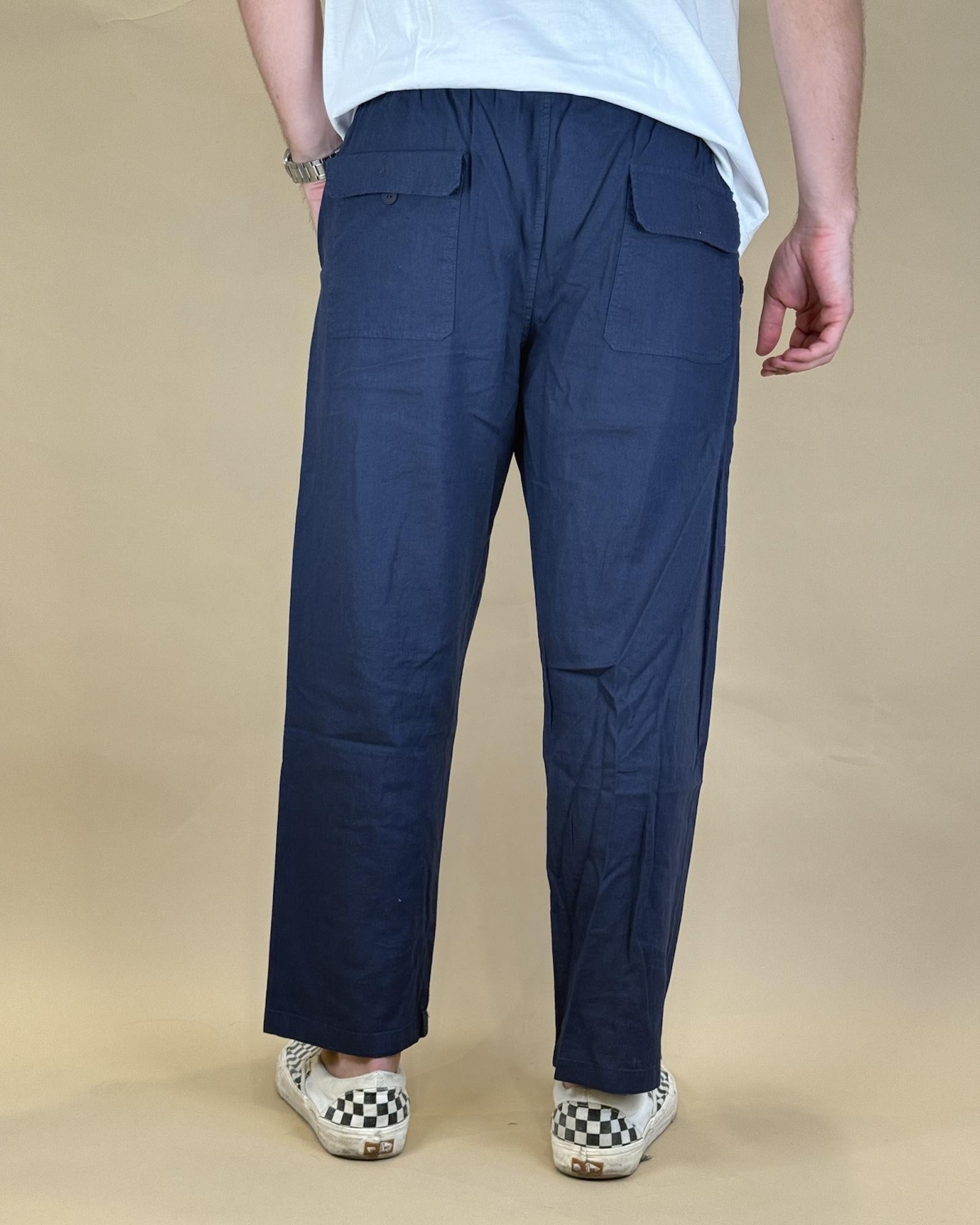 Pantalaccio Tommy in Lino P5269 BL Seadog