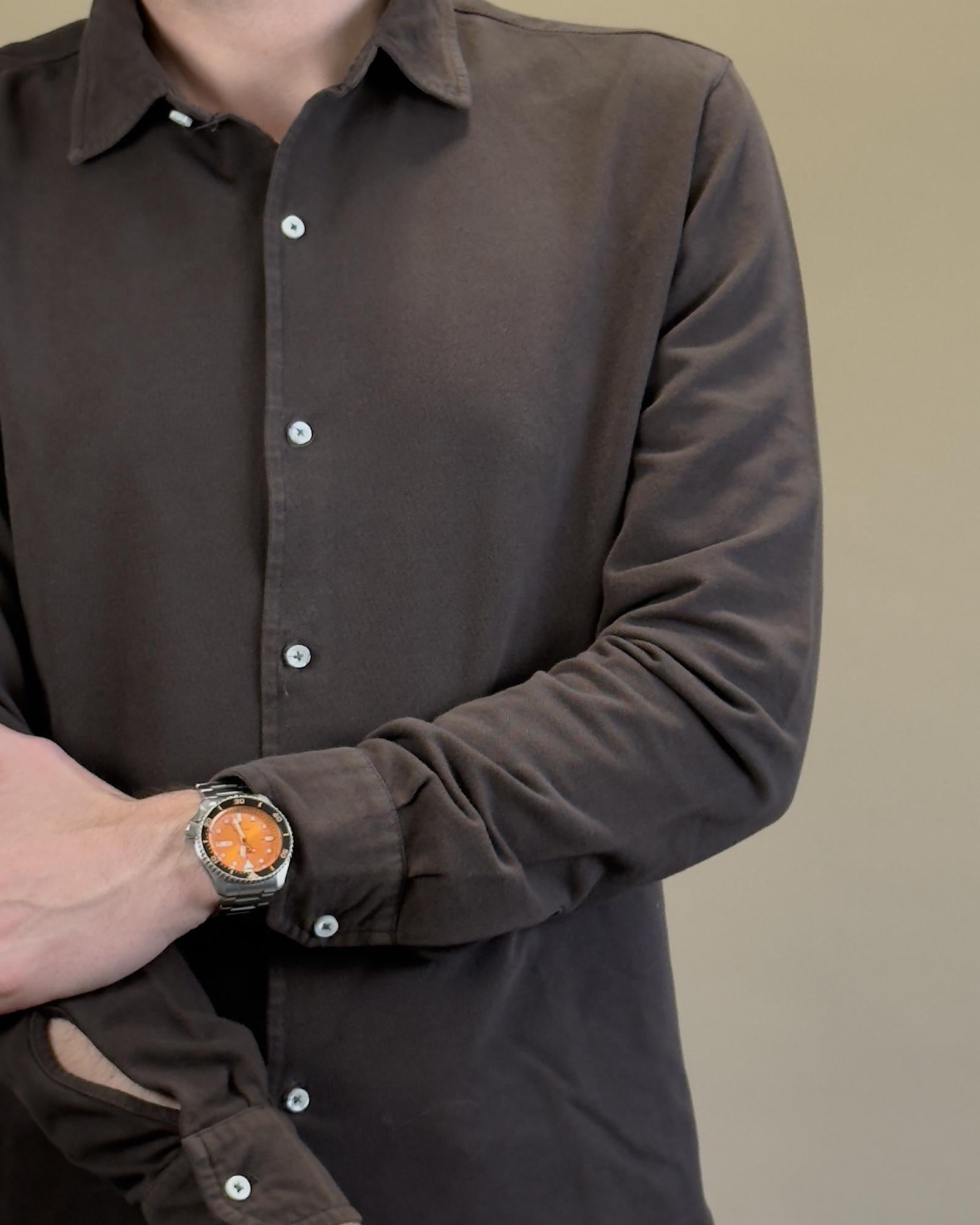 Camicia in Piquet BLKM6502 BR Bl'ker