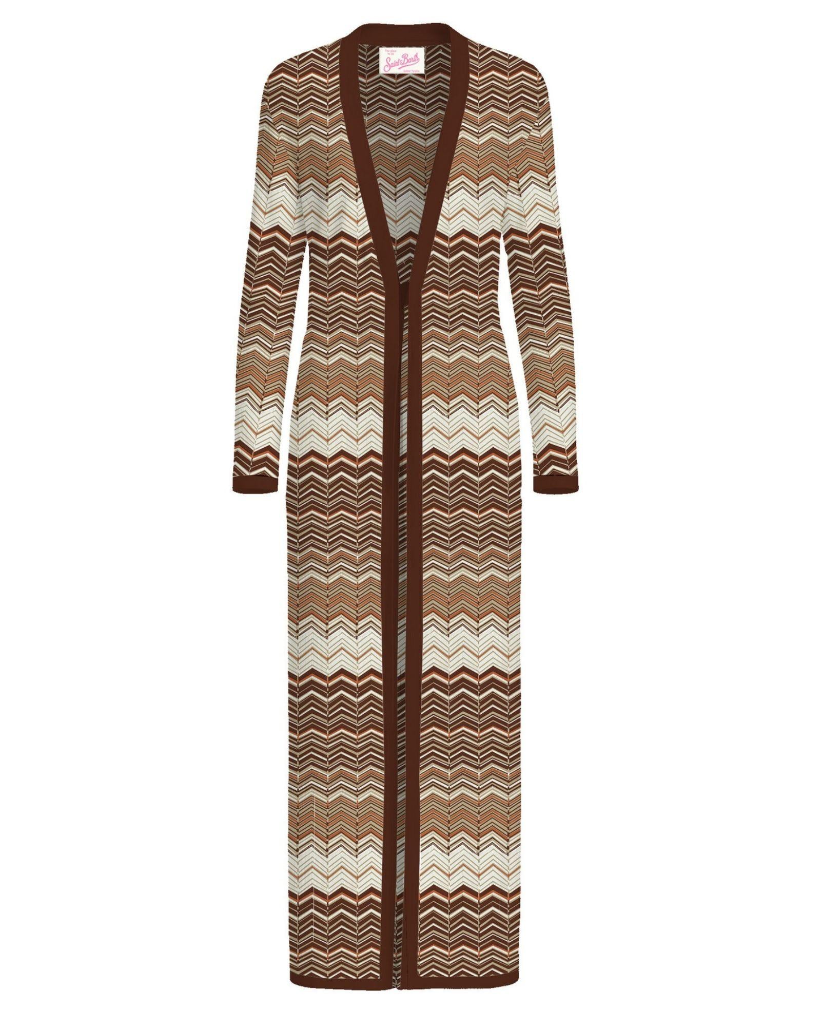 Cardigan Tonia Sea Wave Lurex TON001 09498L MC2 Saint Barth 