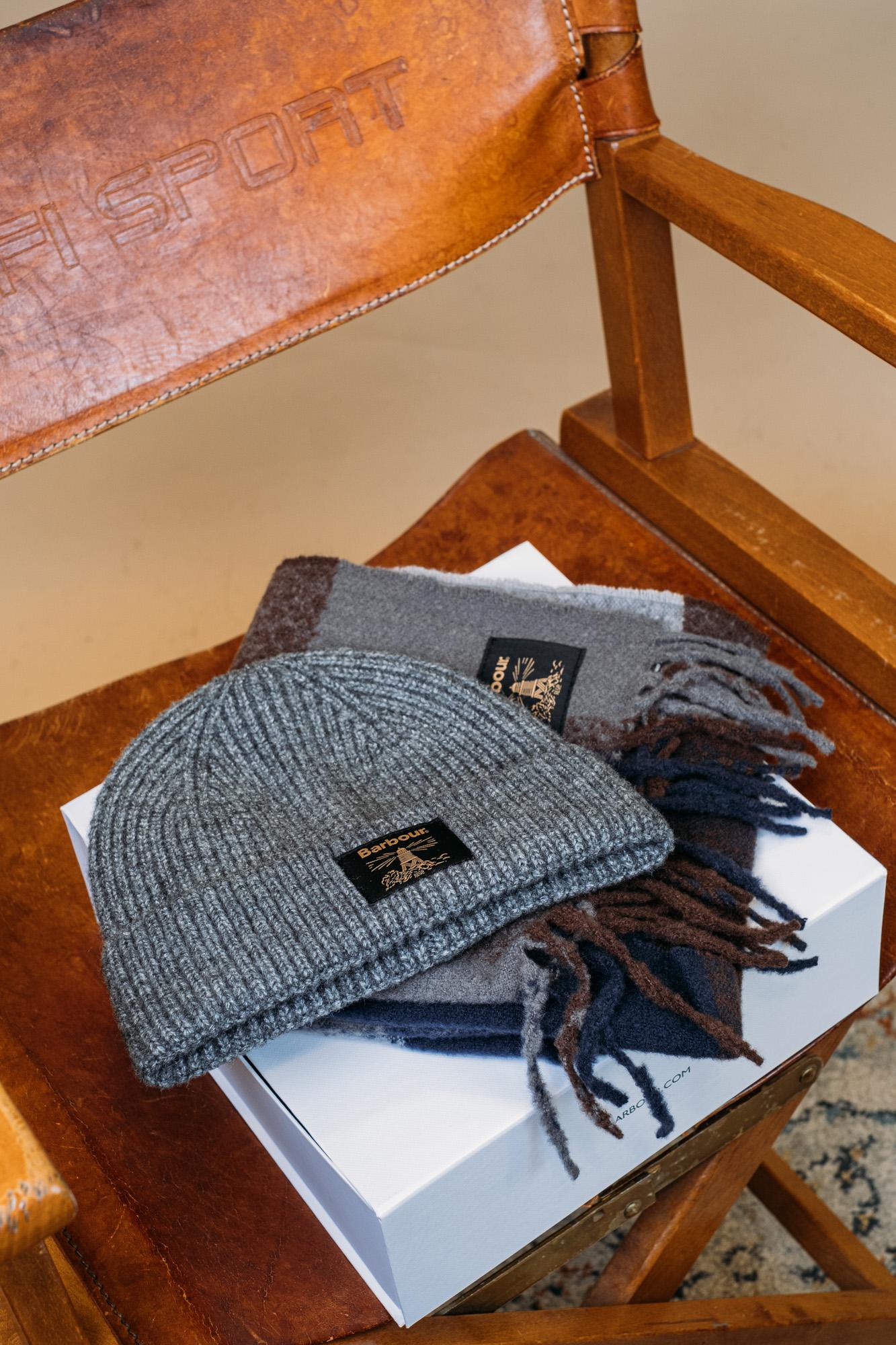 Westerdale Beanie/Scarf Set MGS0095 TN38 Barbour 