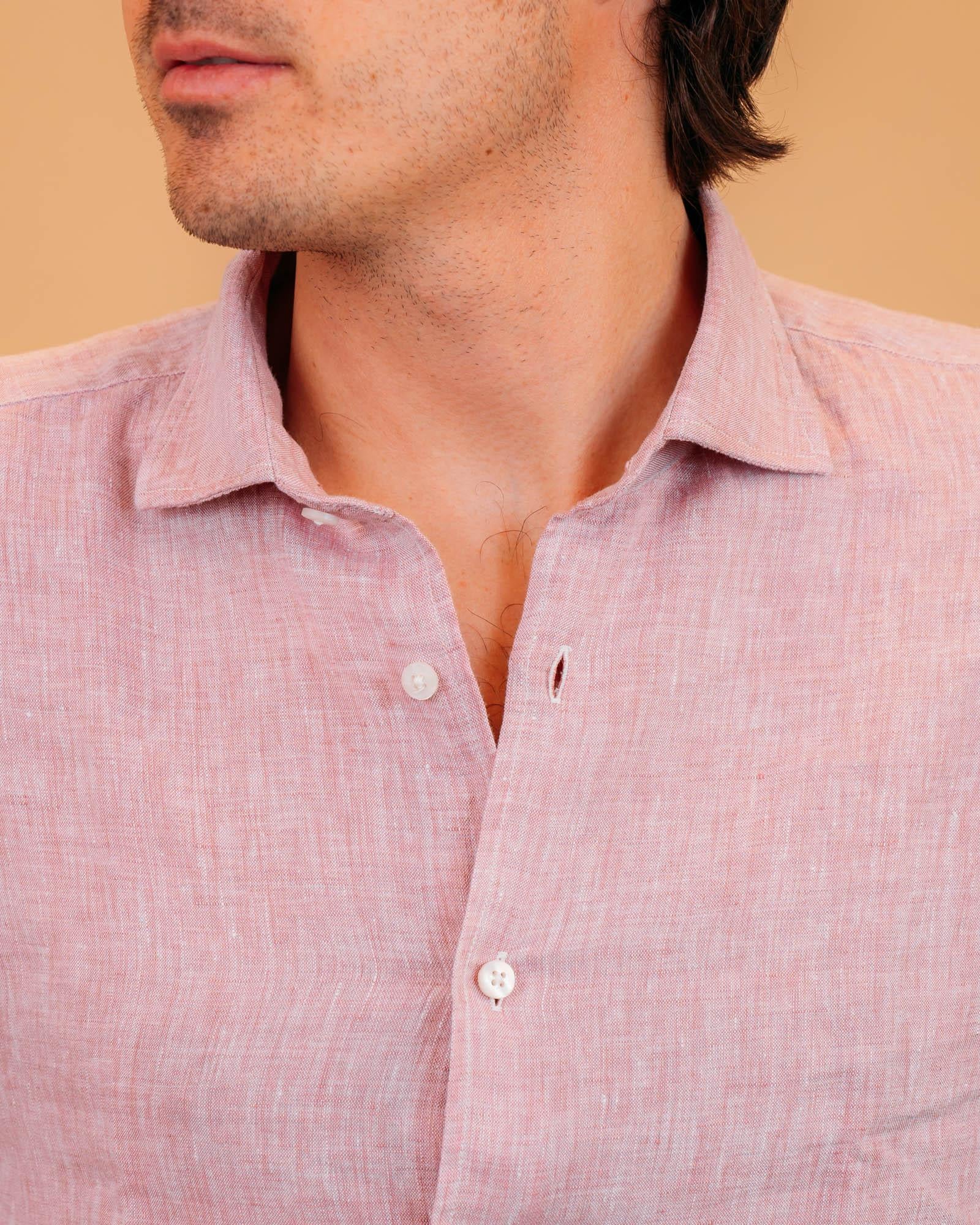 Camicia in Lino Cipolla 2830554 42 Portofiori 