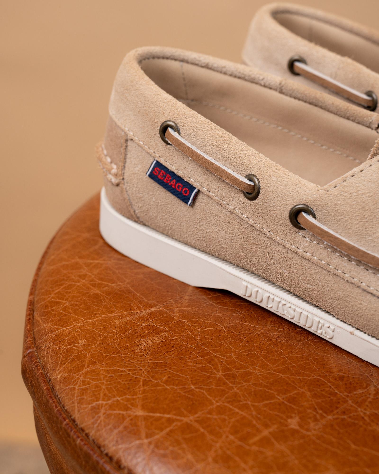 Scarpe storiche sebago uomo portland camoscio rovesciato fango