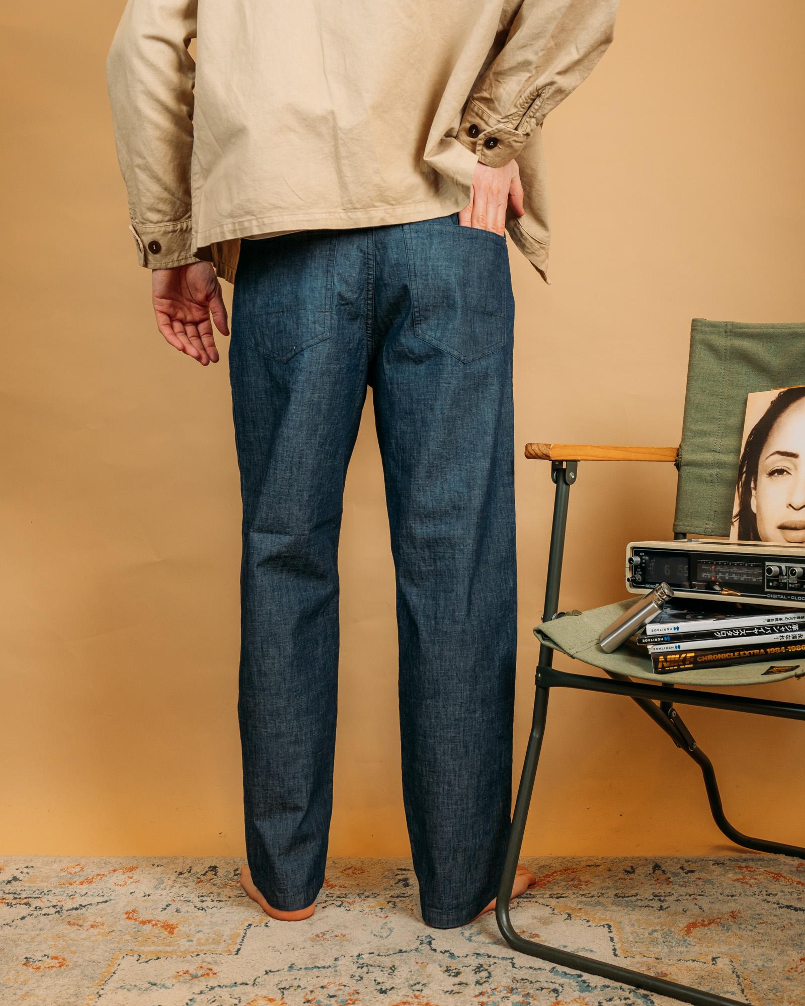 Pantaloni Bruce Denim Blu BRUCE410 BL ORIGINAL VINTAGE STYLE 