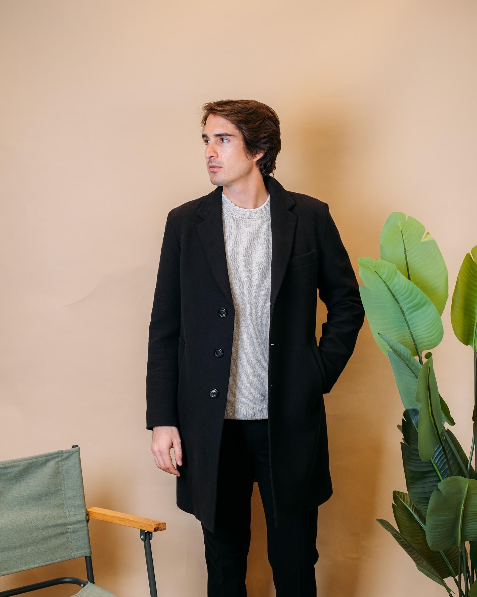 Cappotto in Felpa CN4449001 NERO Circolo 1901 