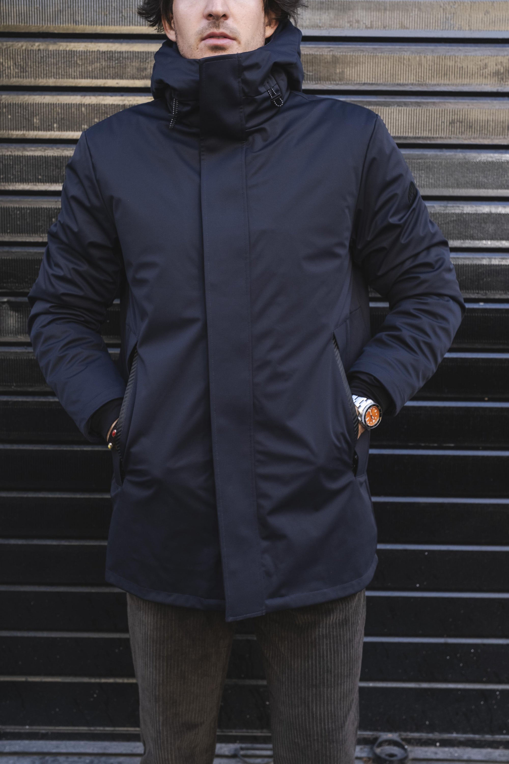 Parka Airoya AIROYAPM862N790 BLUE NAVY People of Shibuya