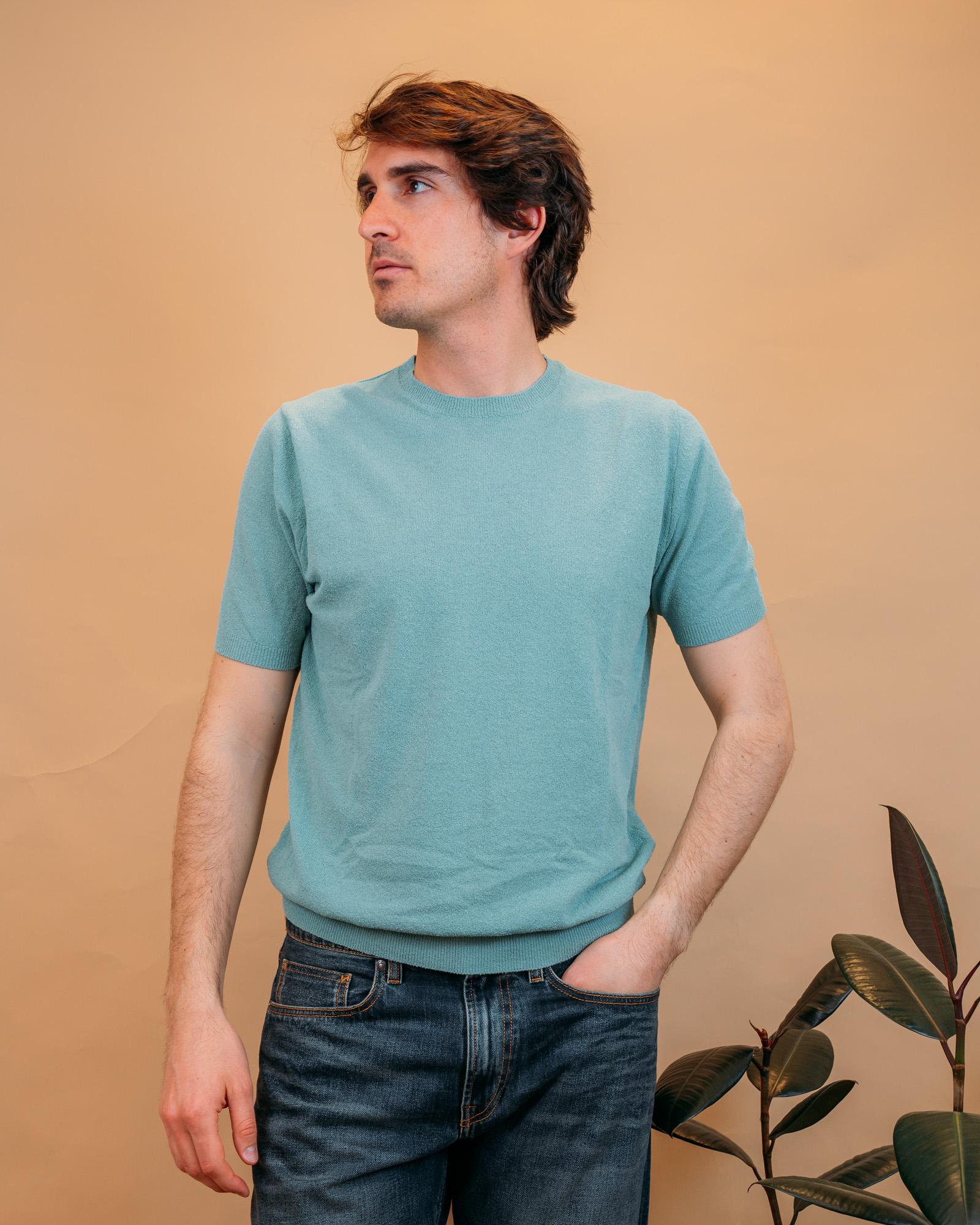 T-shirt in Spugna Verdino 1461520 512 Gaffi 