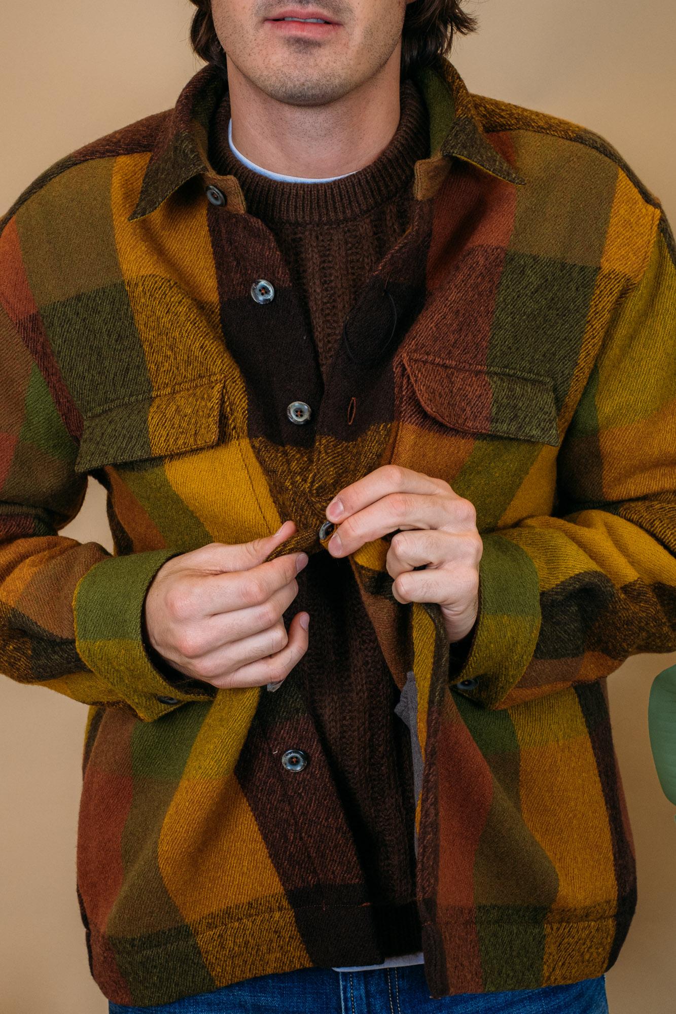 Overshirt in Lana 150ML 91310 001 Xacus