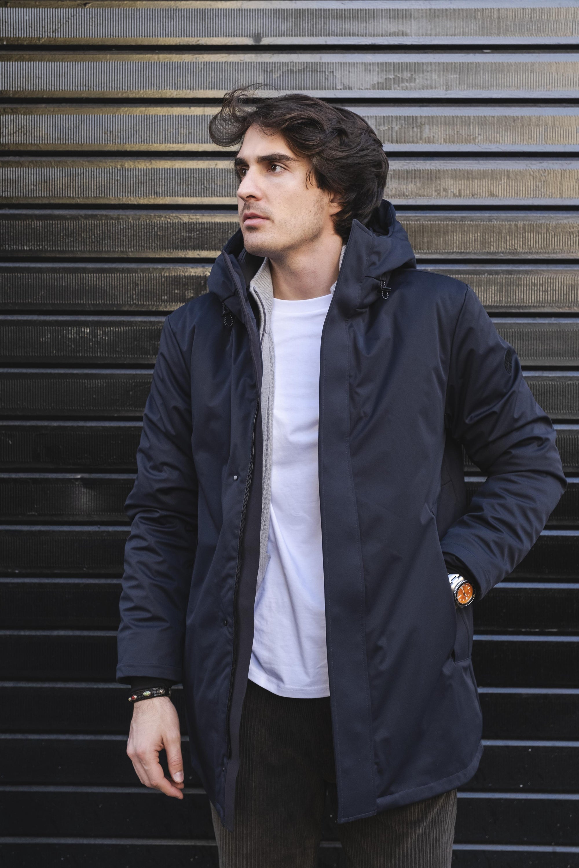 Parka Airoya AIROYAPM862N790 BLUE NAVY People of Shibuya