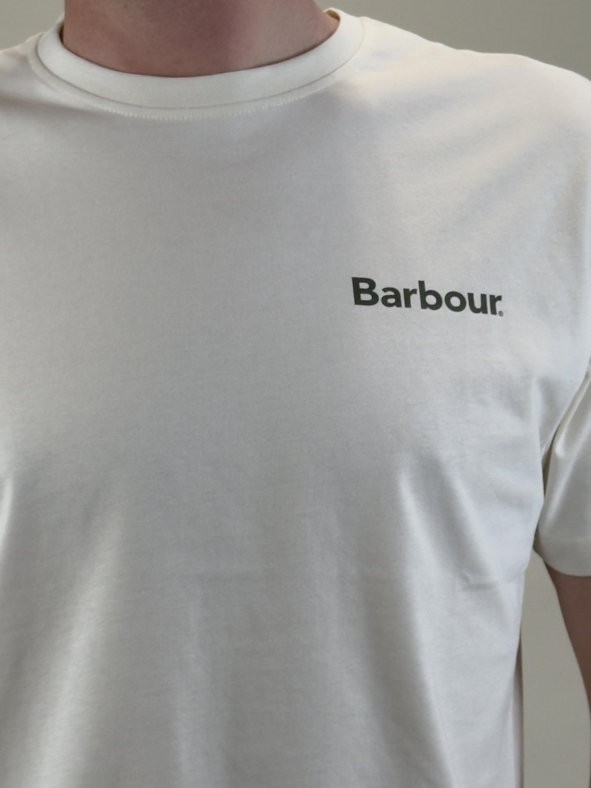 Camber Graphic T-shirt MTS1395 WH52 Barbour 