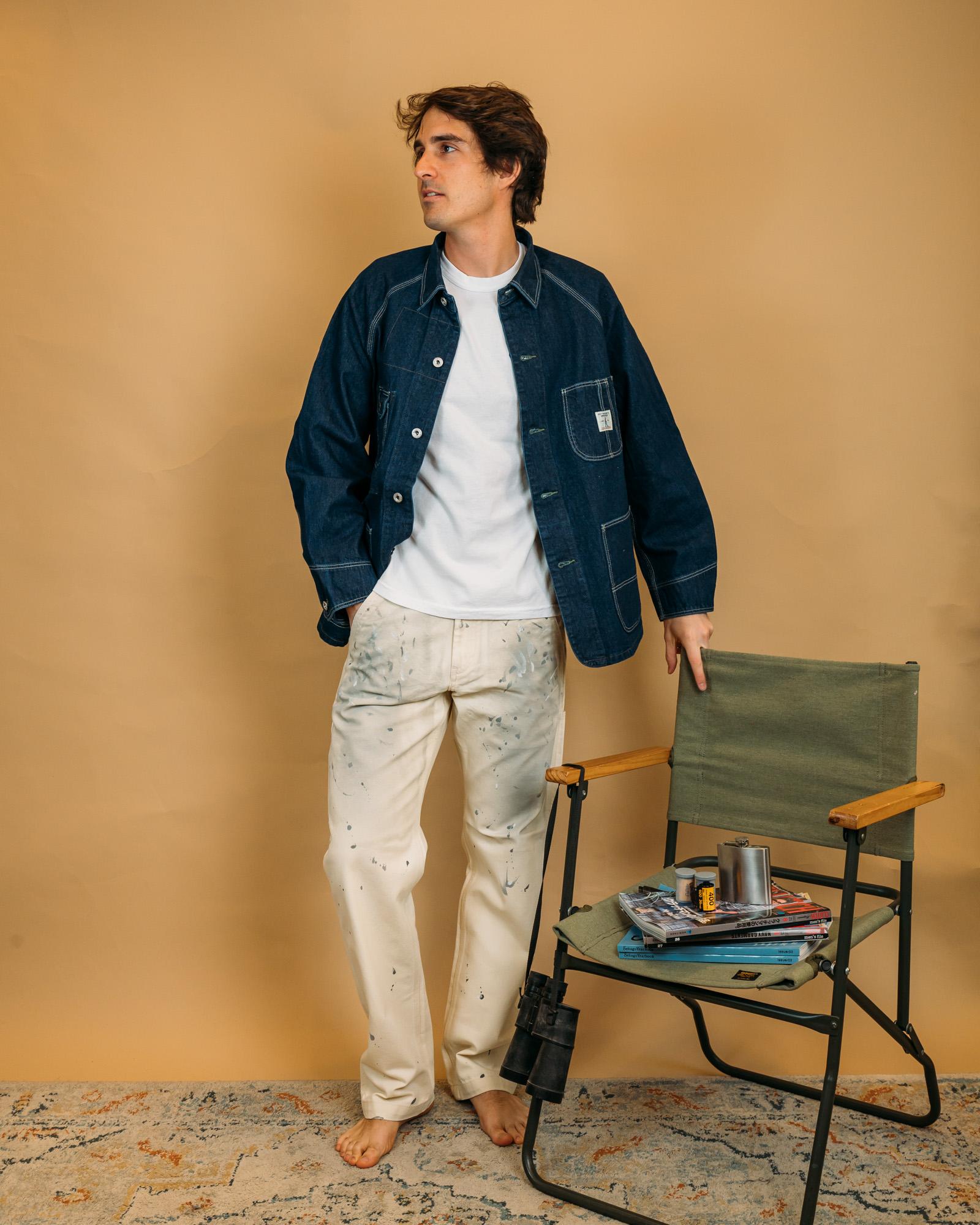 Giacca Chore Denim Rinse RRW041CQ420021 C0999 Roy Roger's Workwear 