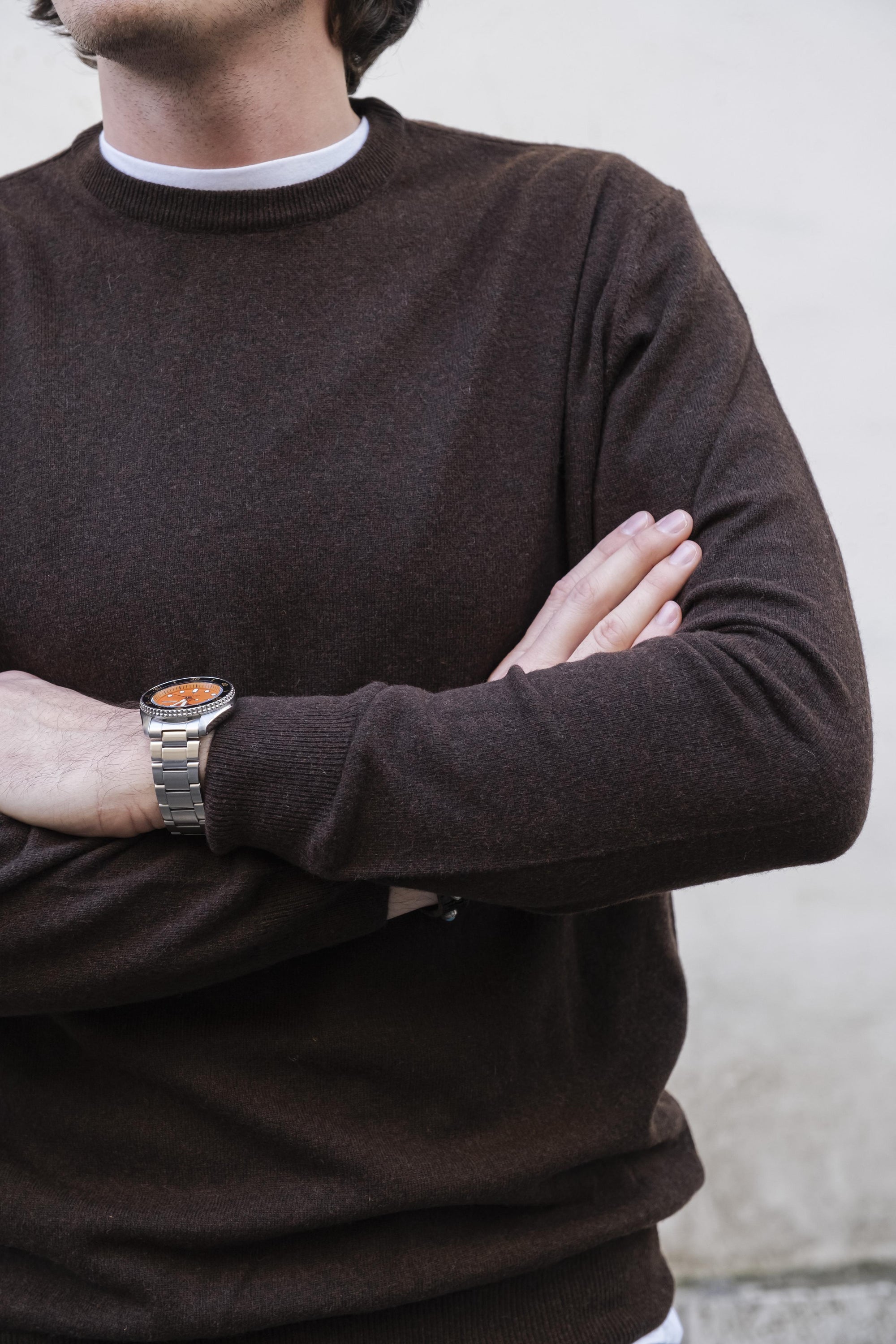 Girocollo Misto Cashmere MA7065MORO MORO Gaffi 