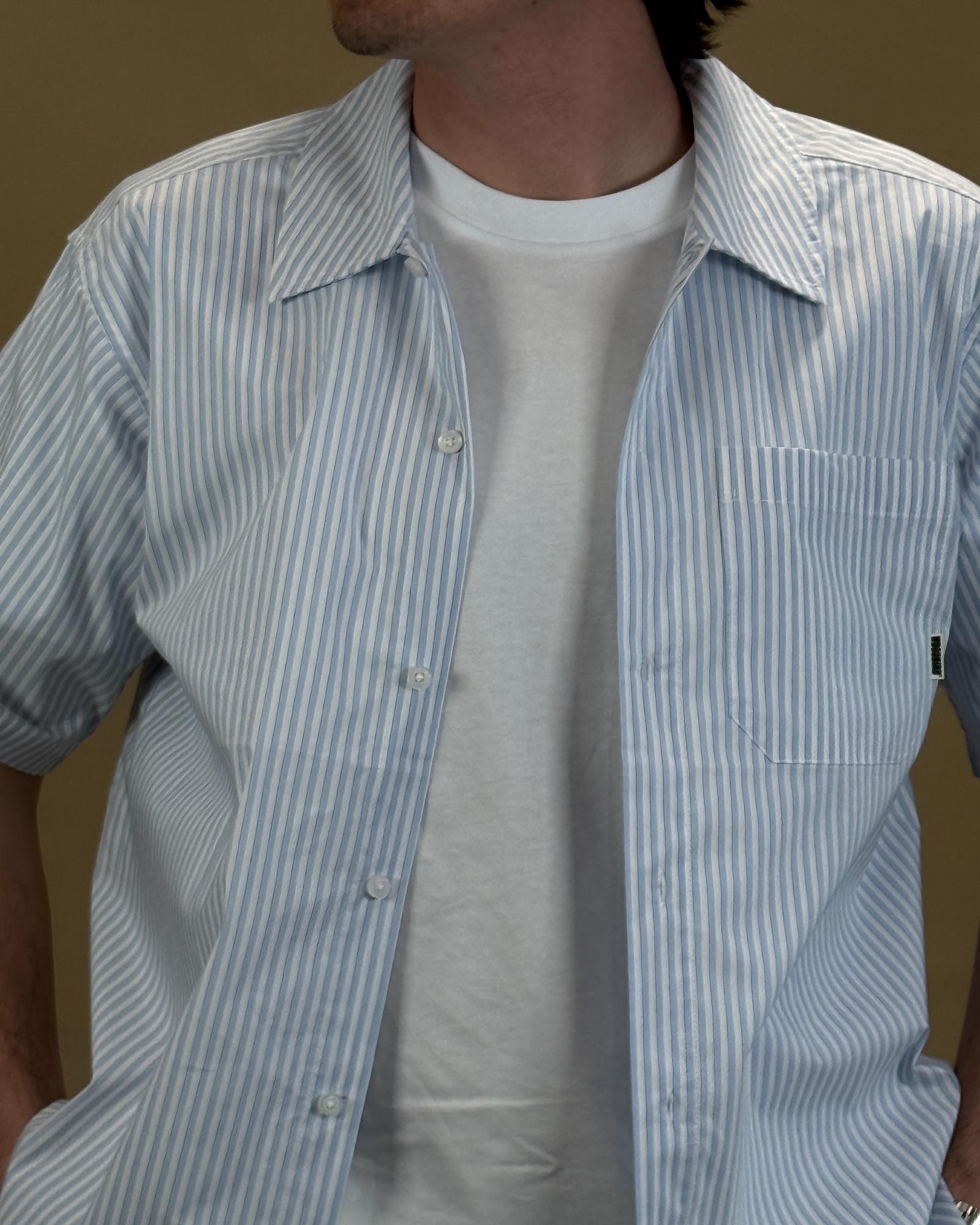 Wbbanks Stripe Shirt 2516-725 380 Woodbird 