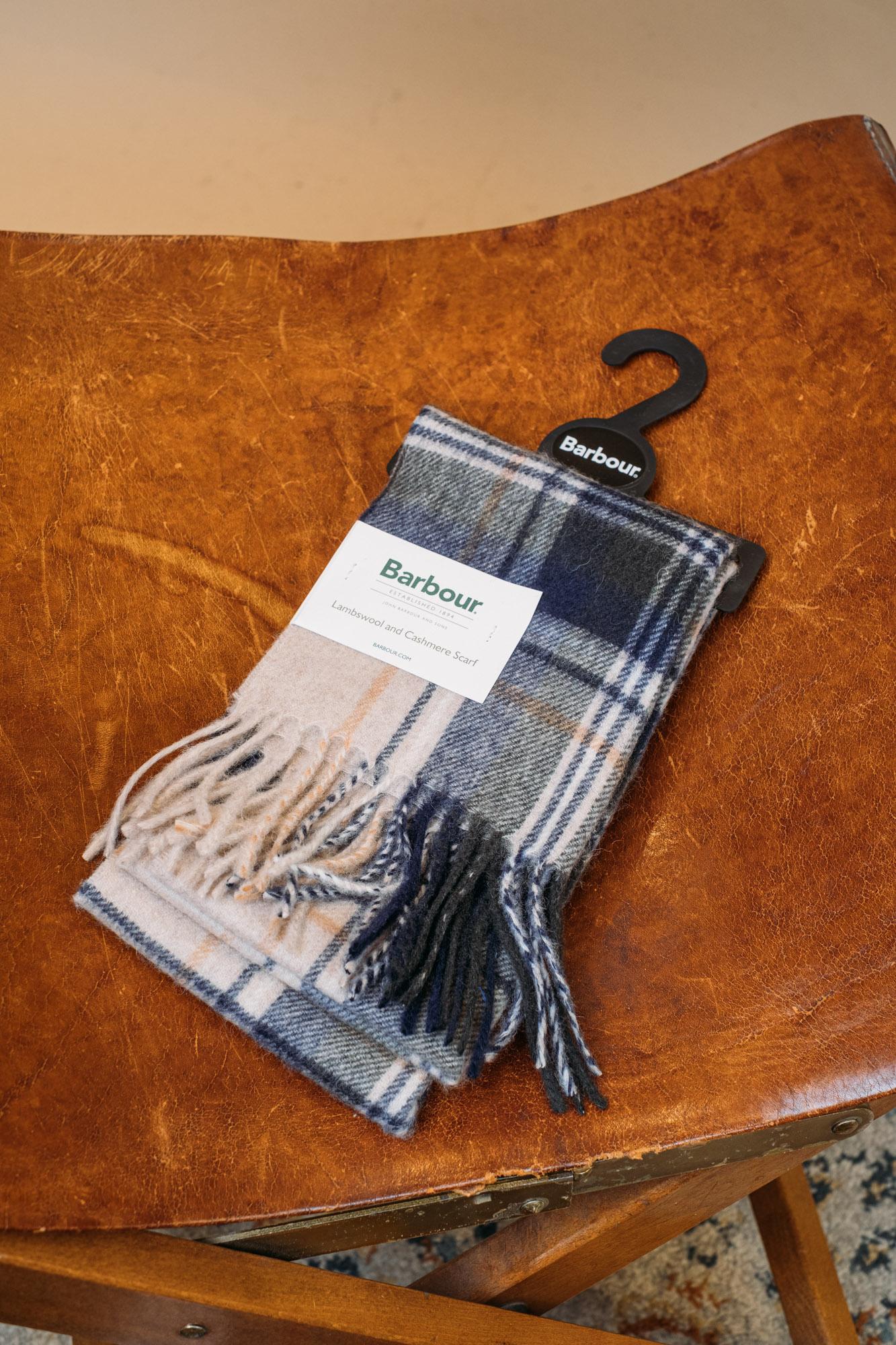 New Check Tartan Scarf USC0137 BE51 Barbour 