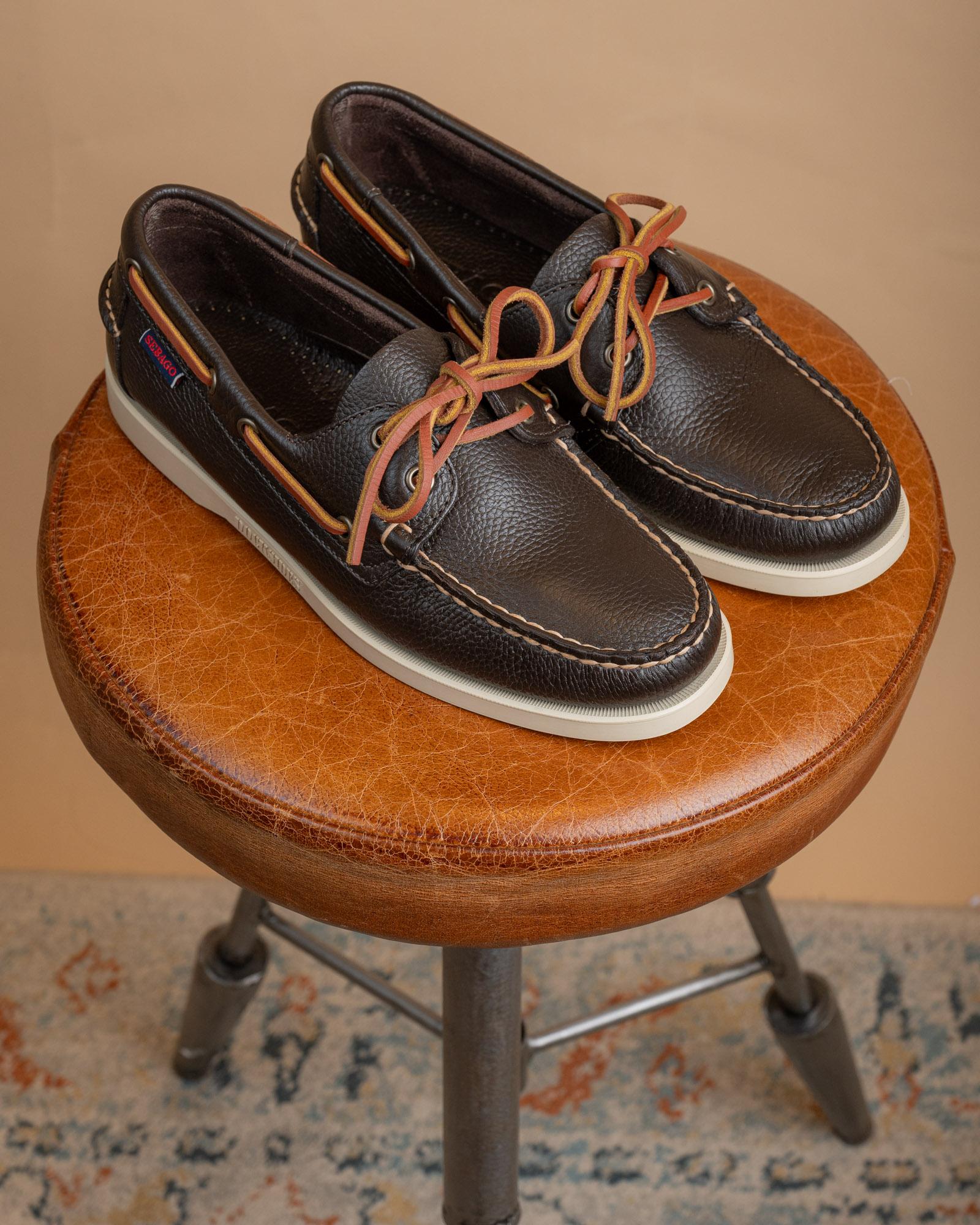 Scarpe da Barca Portland Martellato Dark Brown 73118WW 901 Sebago 
