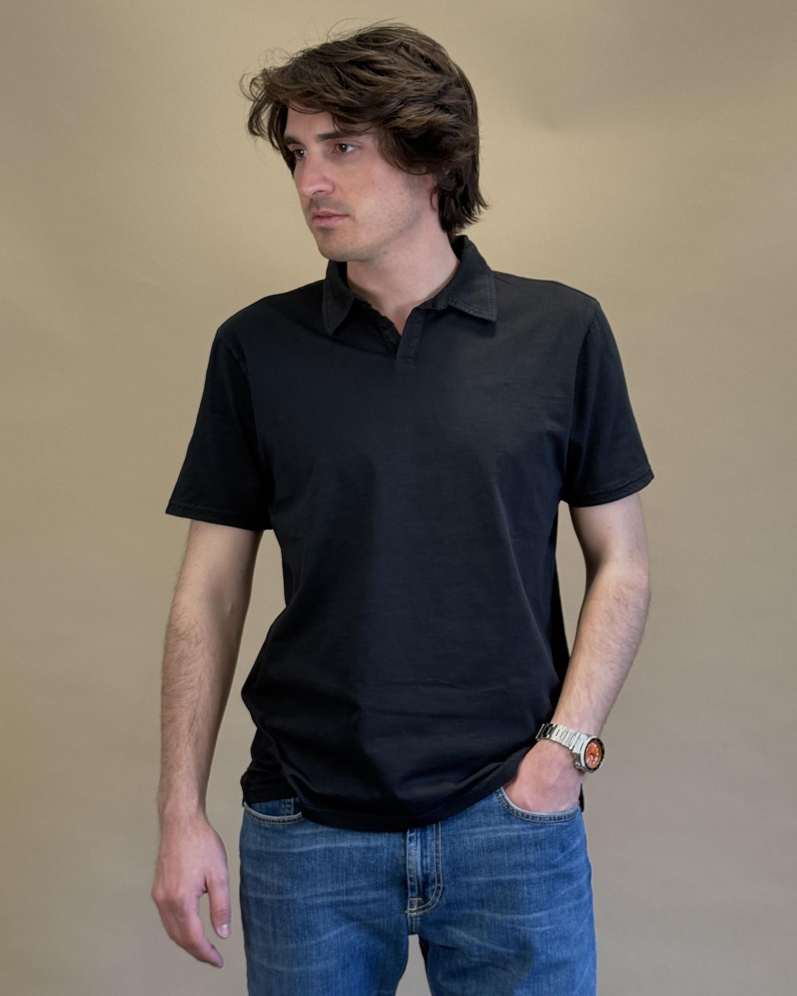 Polo in Cotone Fiammato BLKM2006 BL Bl'ker