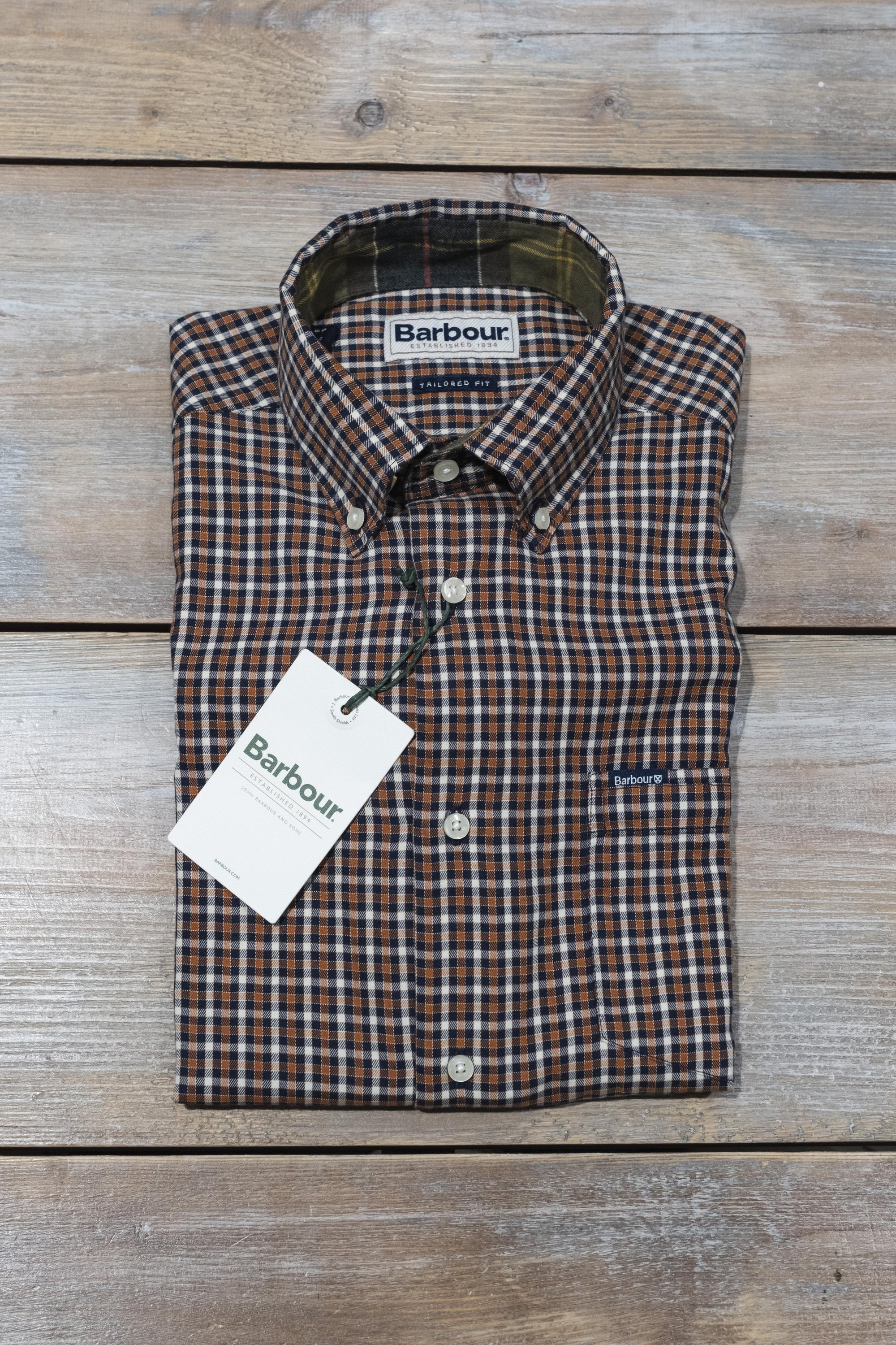 Camicia Padshaw MSH5027NY91 NAVY Barbour 