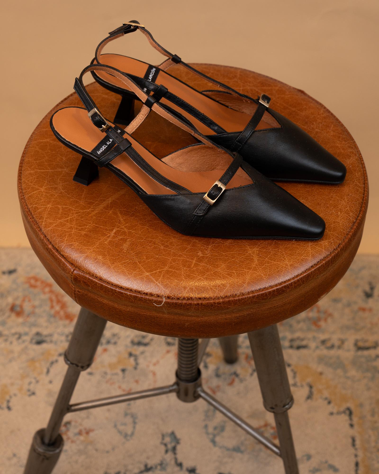 Décolleté Karine Nero 25135-416C NEGRO Angel Alarcon 