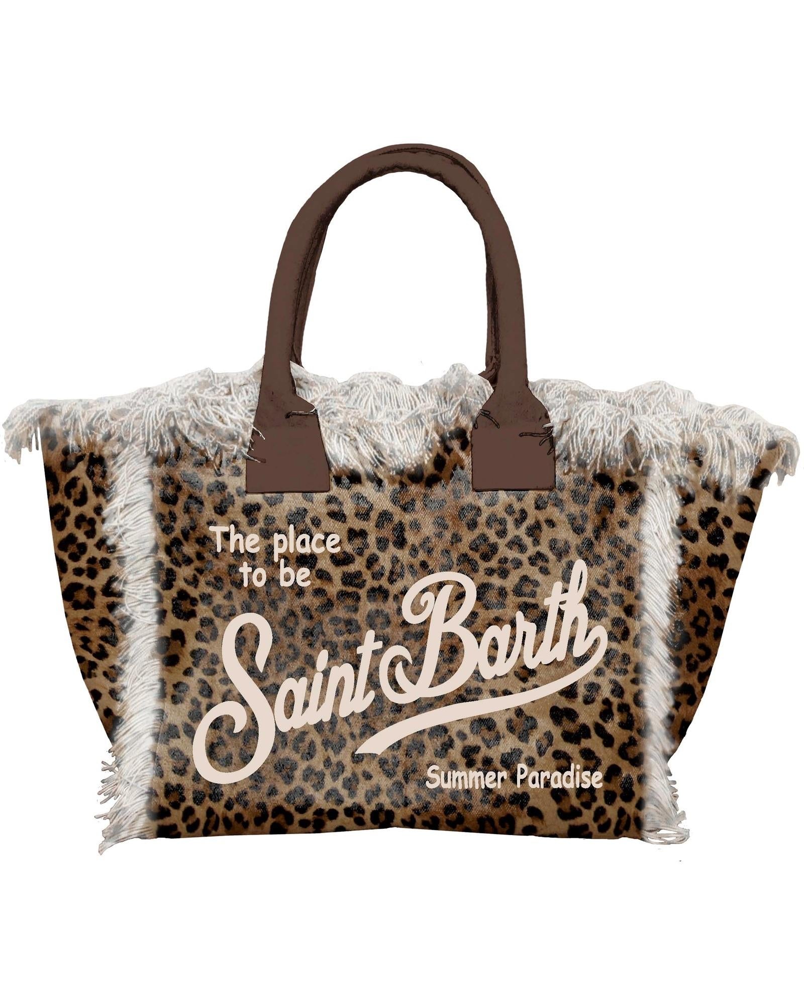 Borsa Vanity Sand Leopard VANI001 00190L MC2 Saint barth 