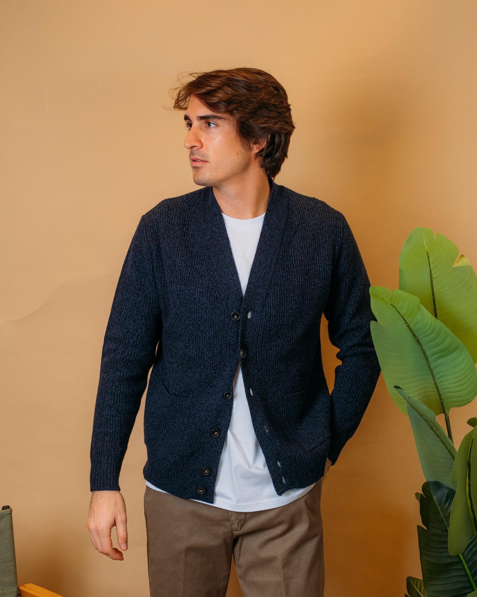 Cardigan Moulinè 1852405 442 Gaffi 
