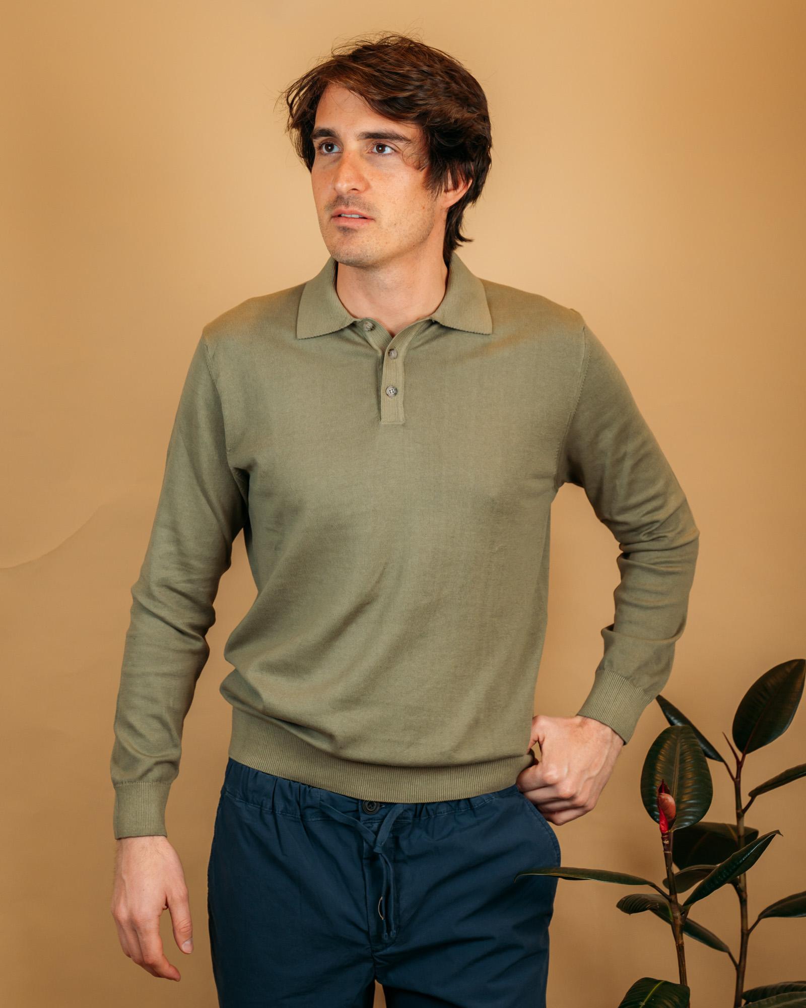 Polo M/L Verde 59007Y 8 Gaffi 
