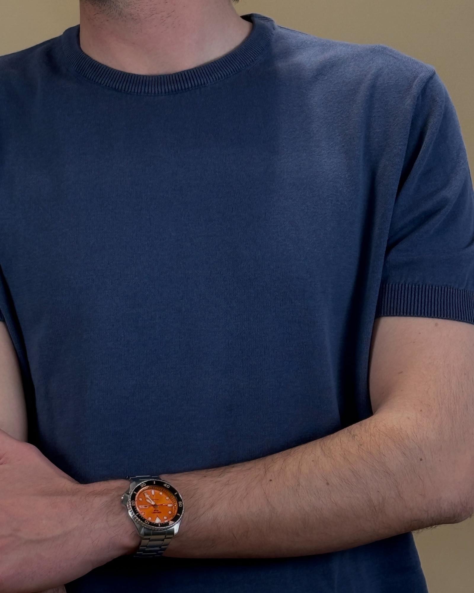 T-shirt Crepe in Filo 56063S 260 Gaffi