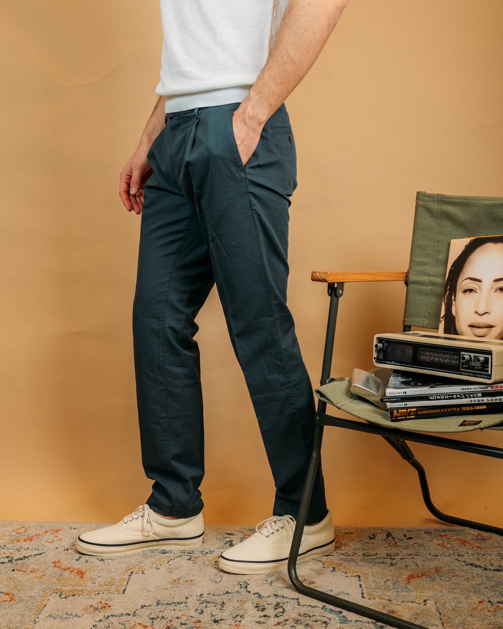 Pantaloni Chicago Misto Lino Avion GACHI8247S25 749 Gaffi 