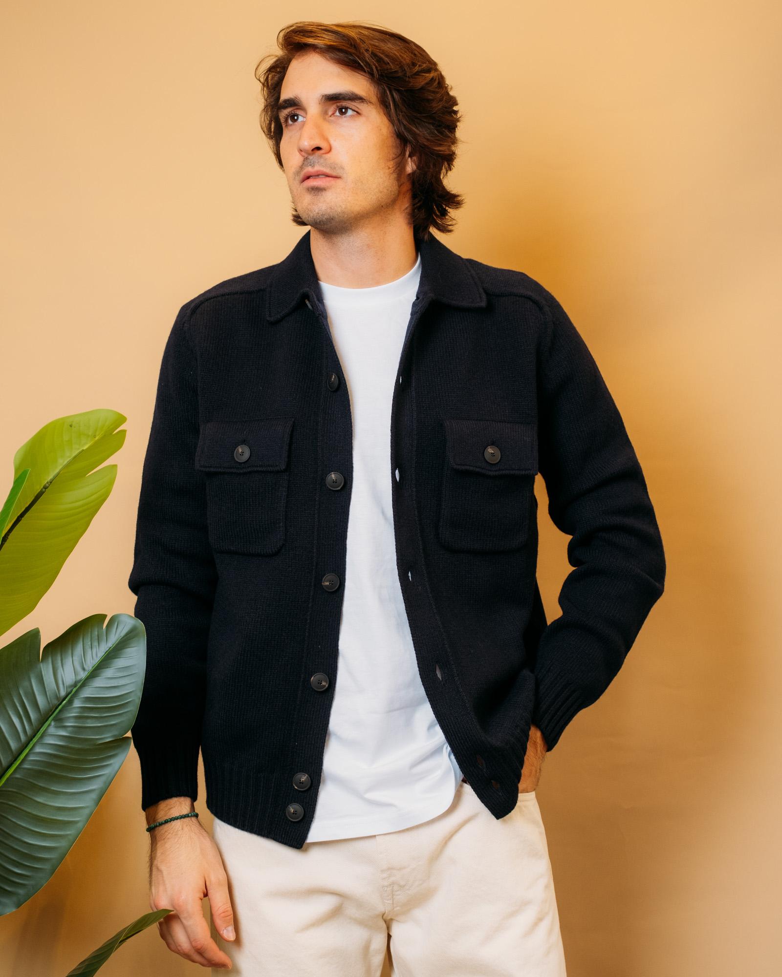 Overshirt in Lana 13109 598 Gran Sasso 