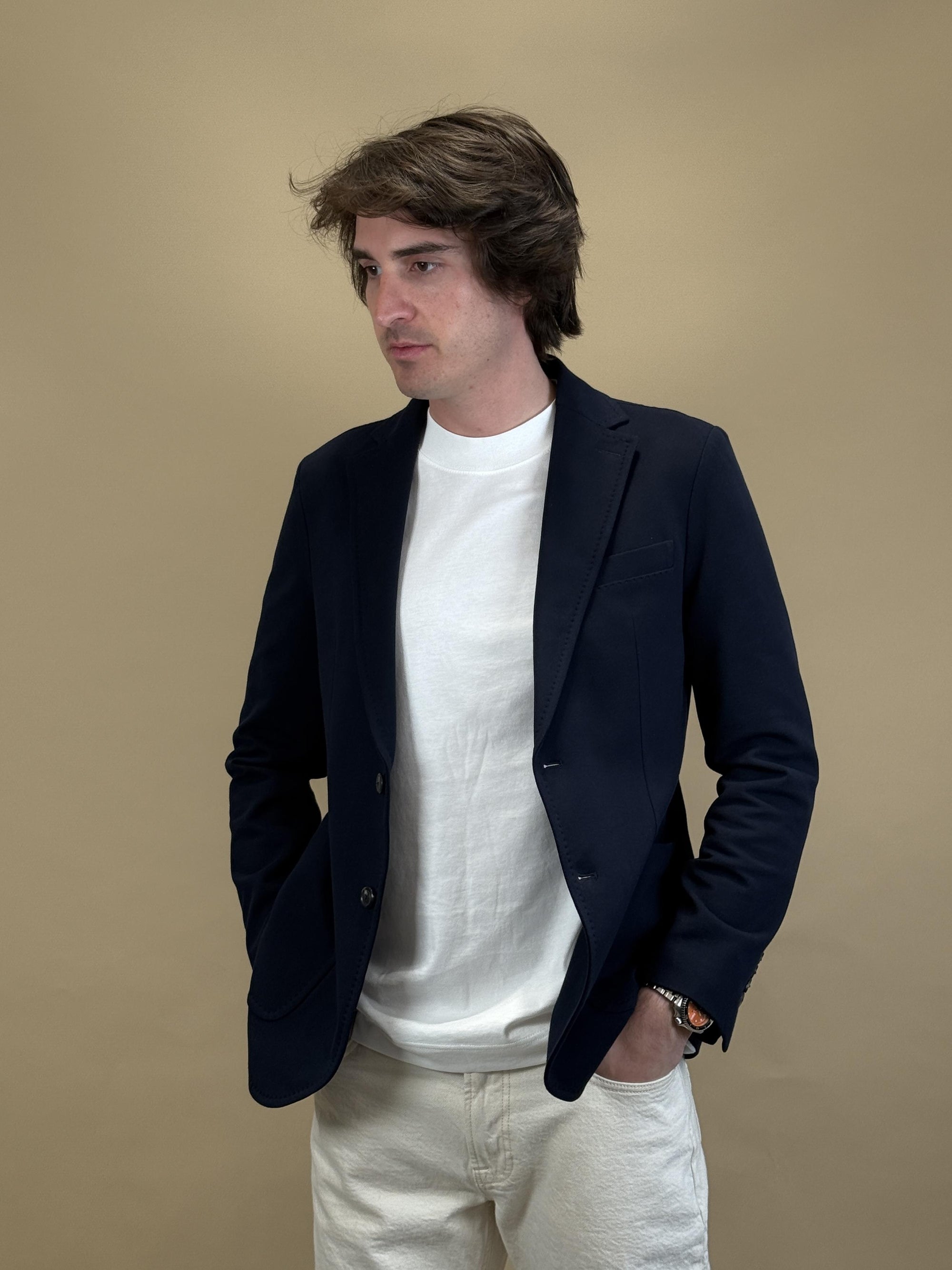 Giacca in Piquet CN4650 447 Circolo 1901