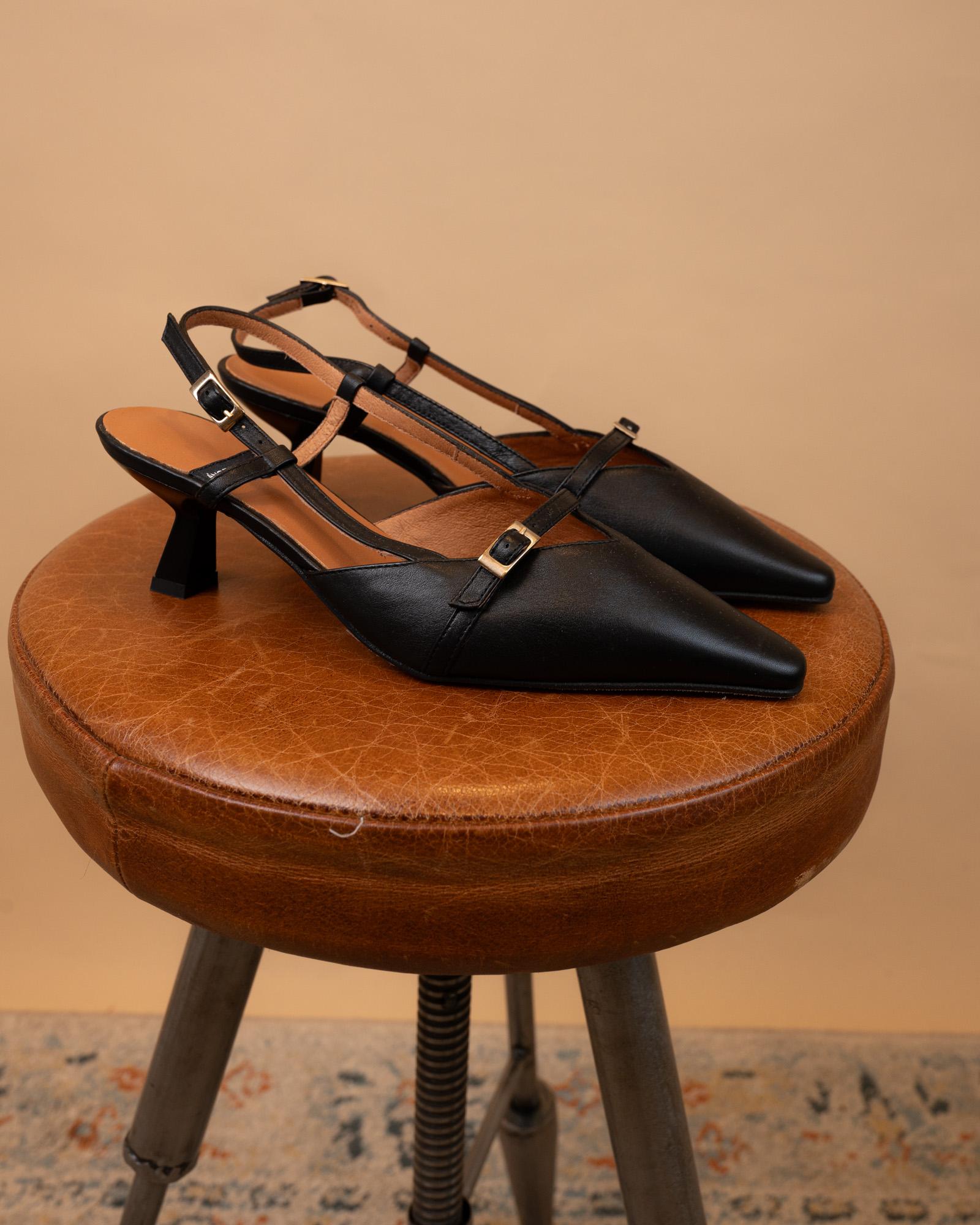 Décolleté Karine Nero 25135-416C NEGRO Angel Alarcon 