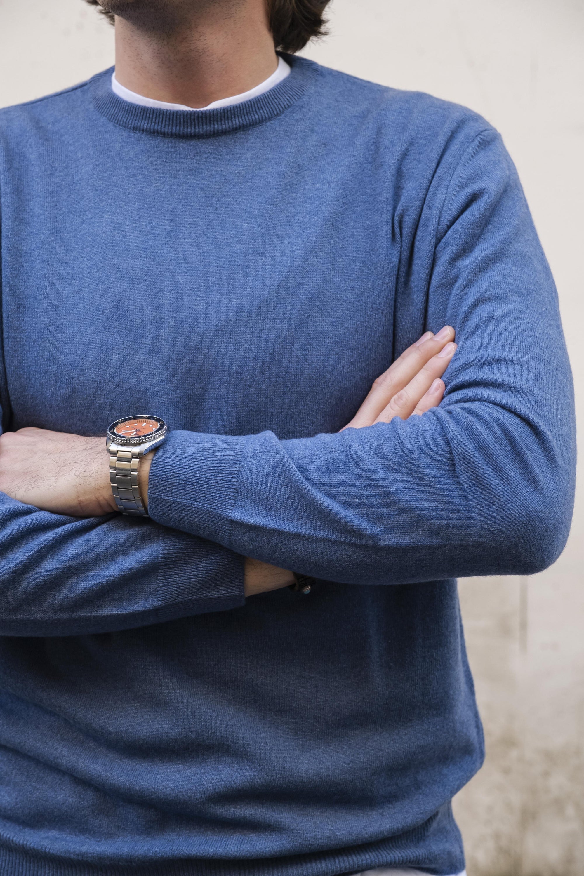 Girocollo Misto Cashmere MA7065LAVAGNA LAVAGNA Gaffi 