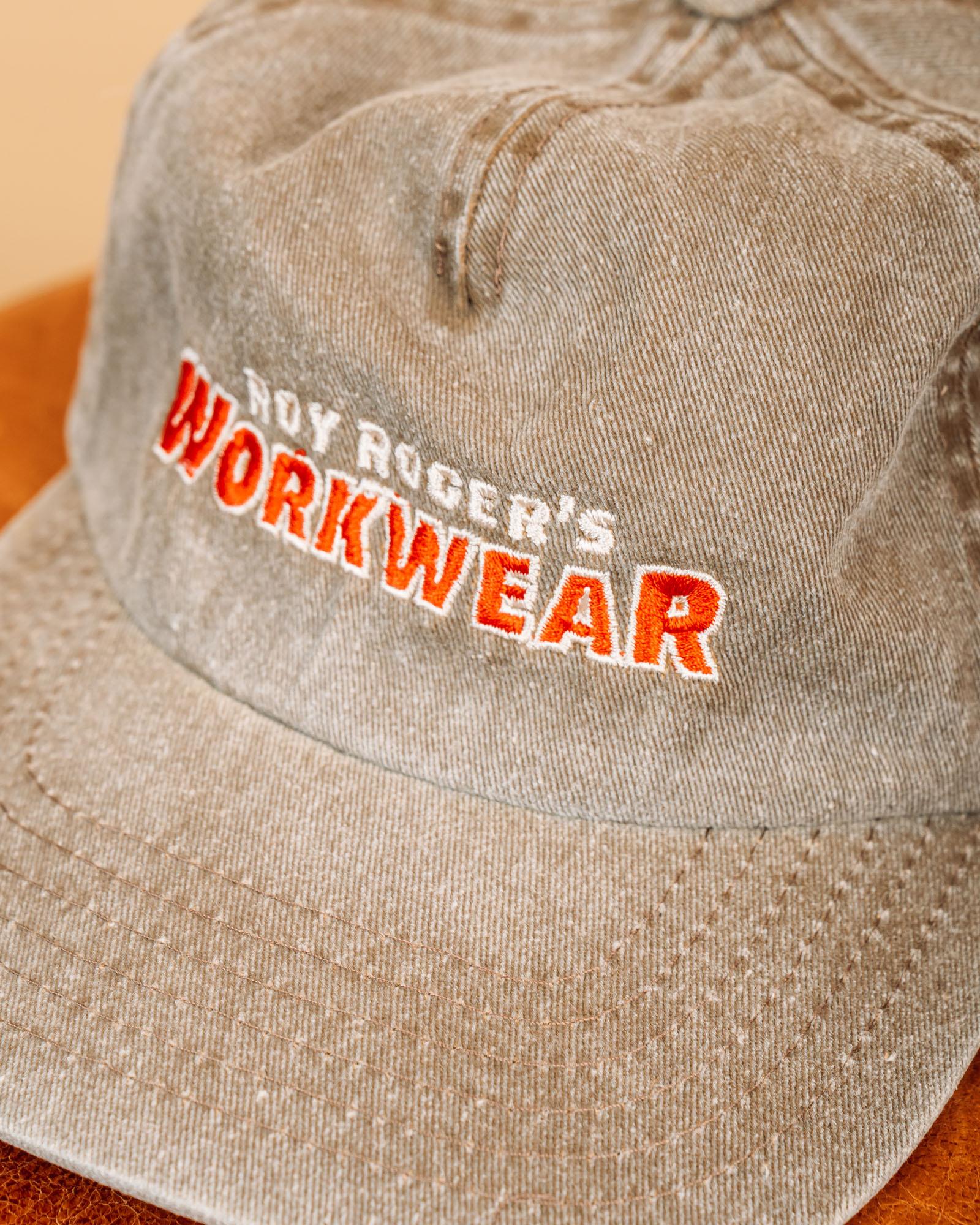 Cappellino Baseball Vintage Brown RRW061CS10XXXX C0593 Roy Roger's Workwear 