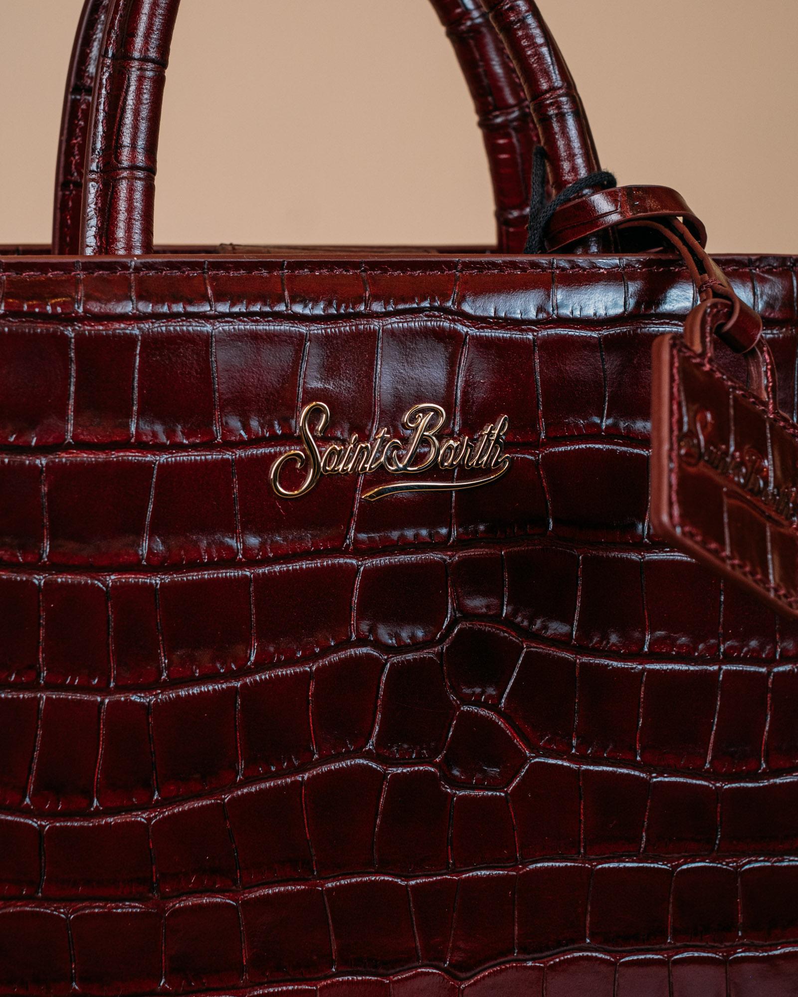 Hand Leather Bag SHOP BAG MIDI 00510I MC2 Saint barth 