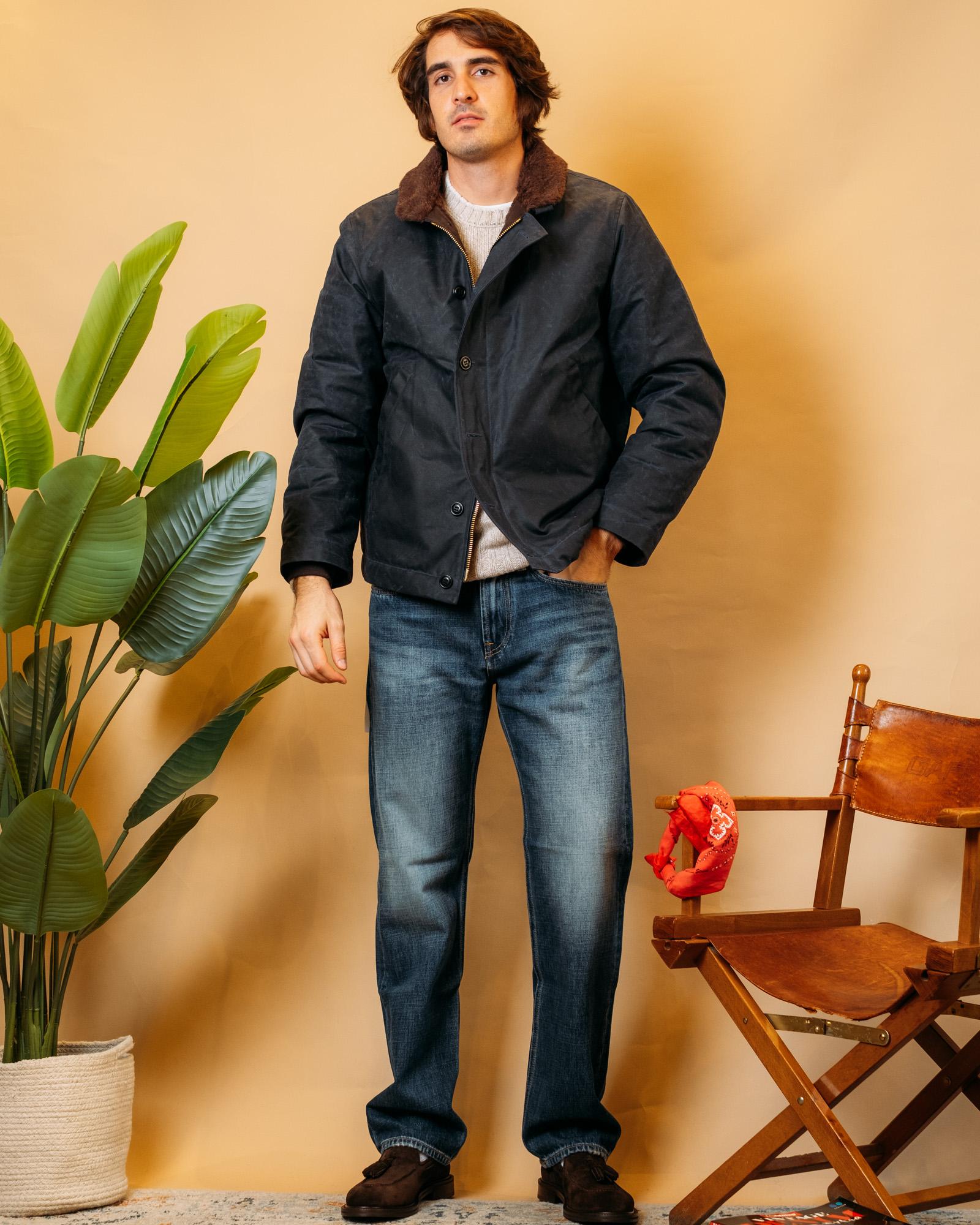 New Deck Jacket 7061B-WX NAVY Manifattura Ceccarelli 
