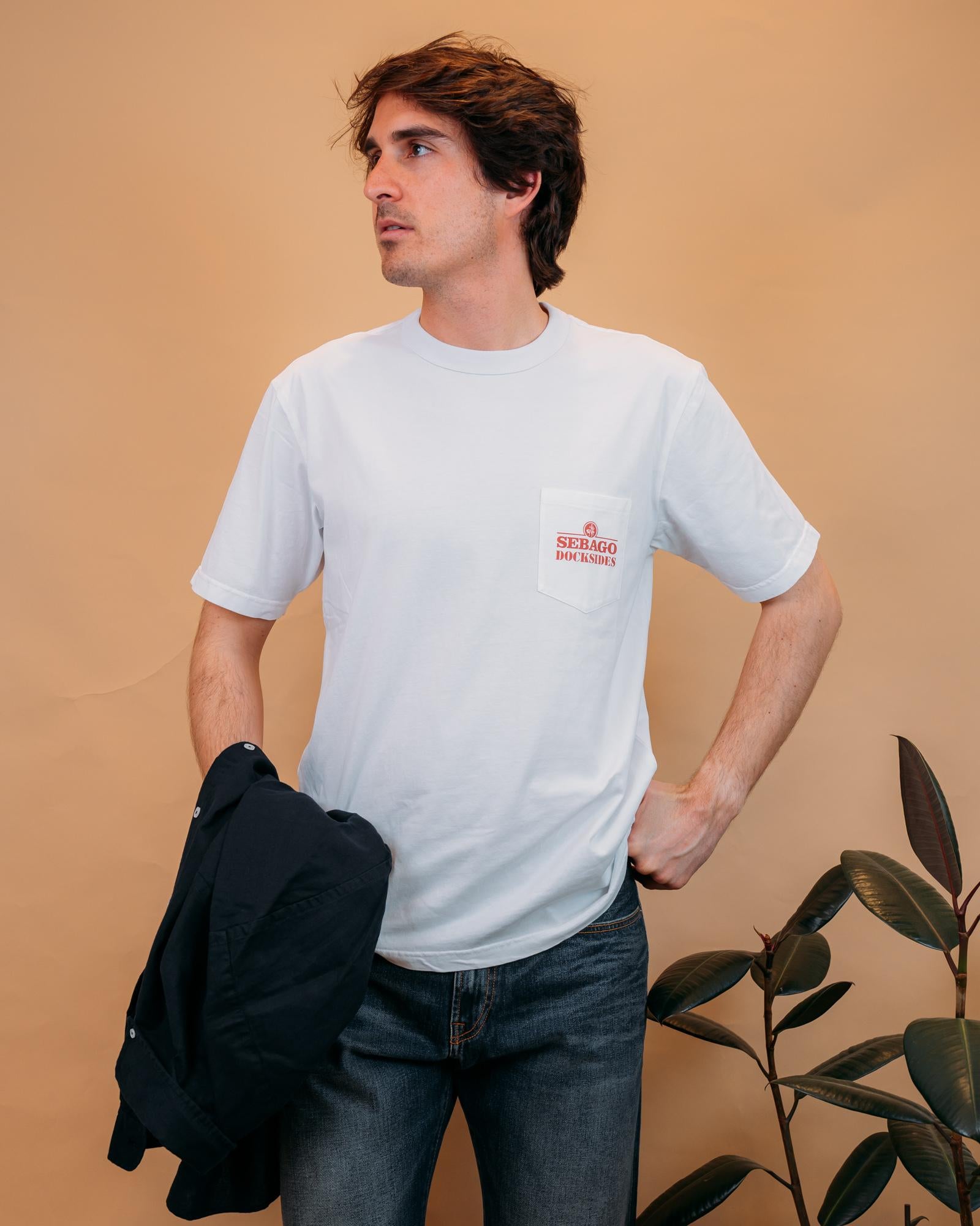 T-shirt Sebagodock Tee White 75121QW 001 Sebago 