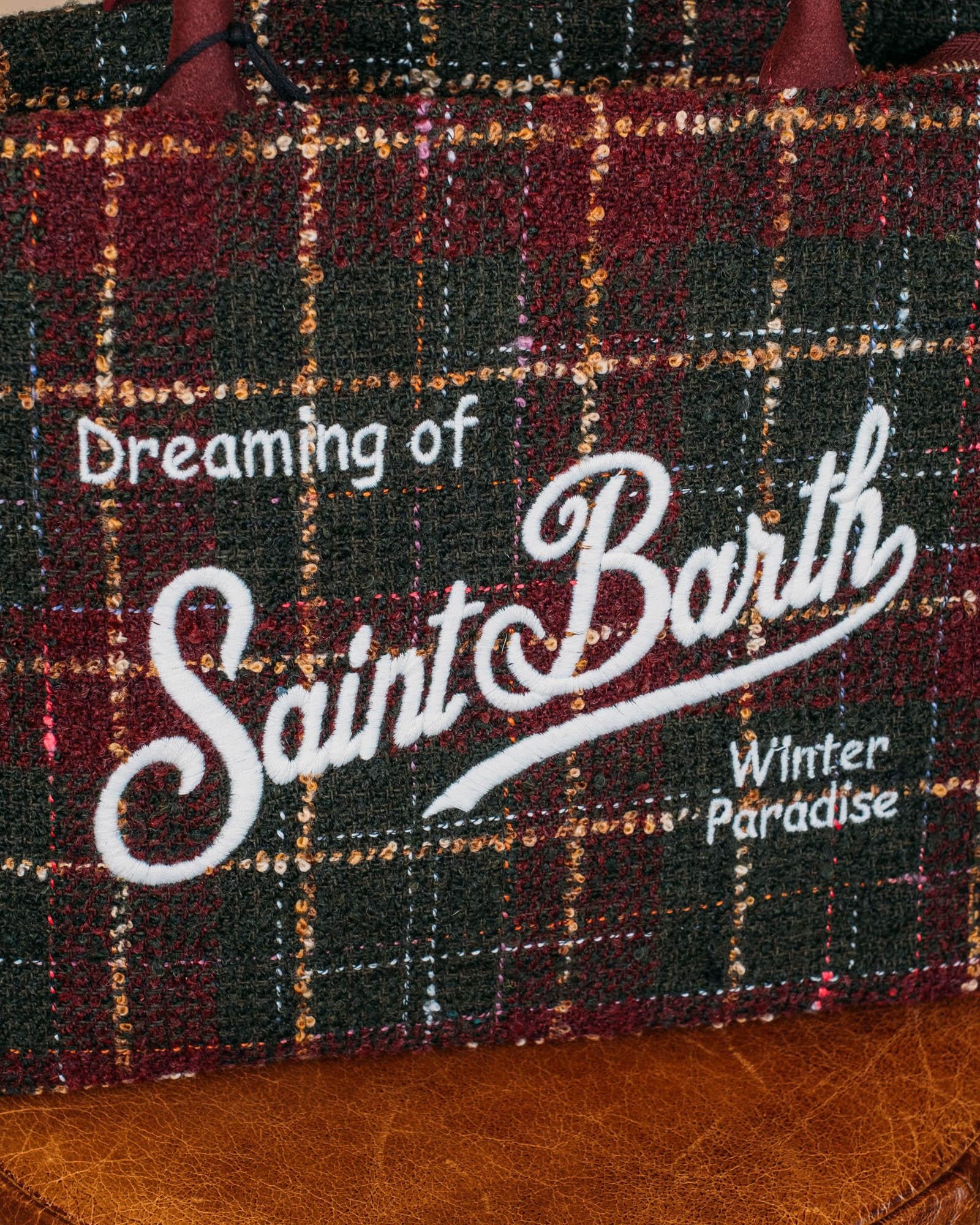 Hand Bag With Strap COLETTE TWEED 01330I MC2 Saint barth 