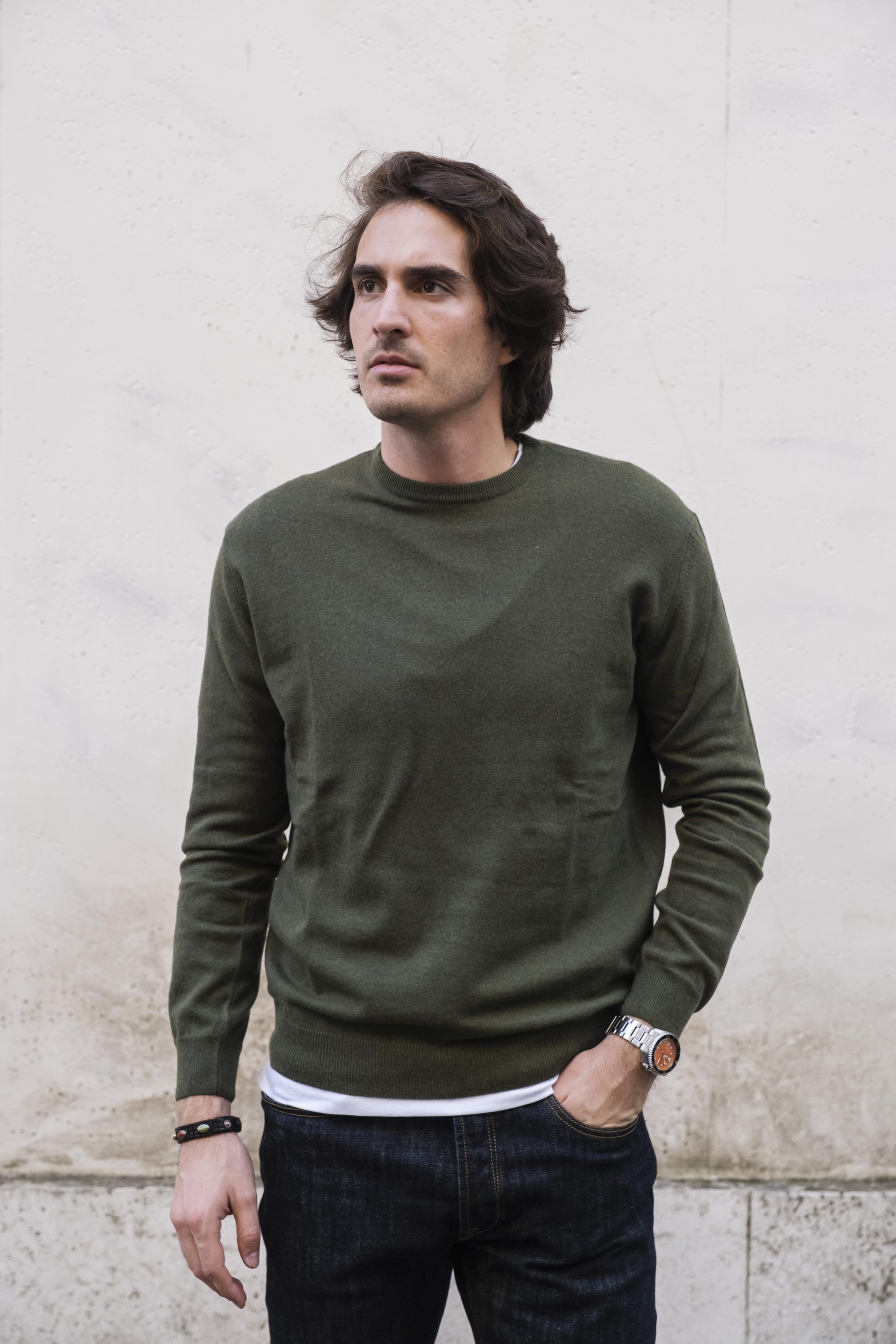 Girocollo Lana Cashmere MA7065MILITARE MILITARE Gaffi 