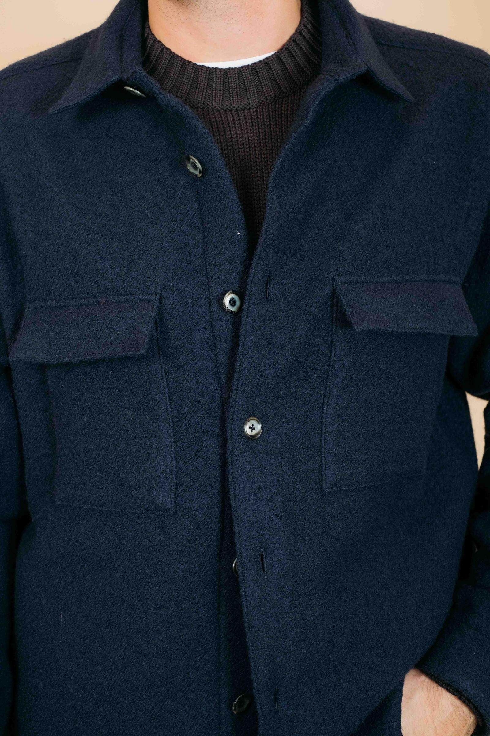 Overshirt In Lana 150ML 91459 006 Xacus 