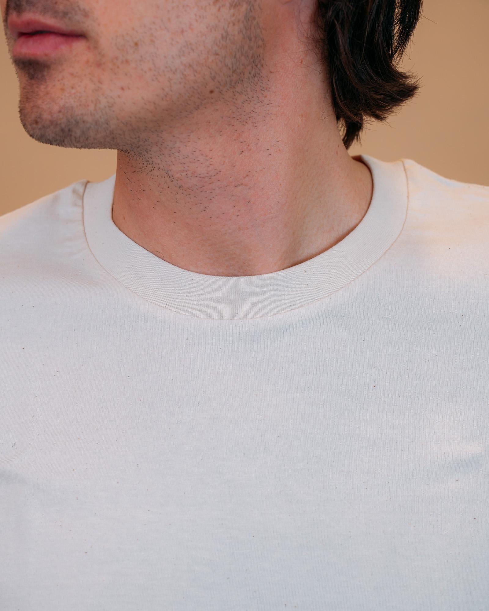 T-shirt Travis Tee Natural Raw STTU169 C054 Gaffi 