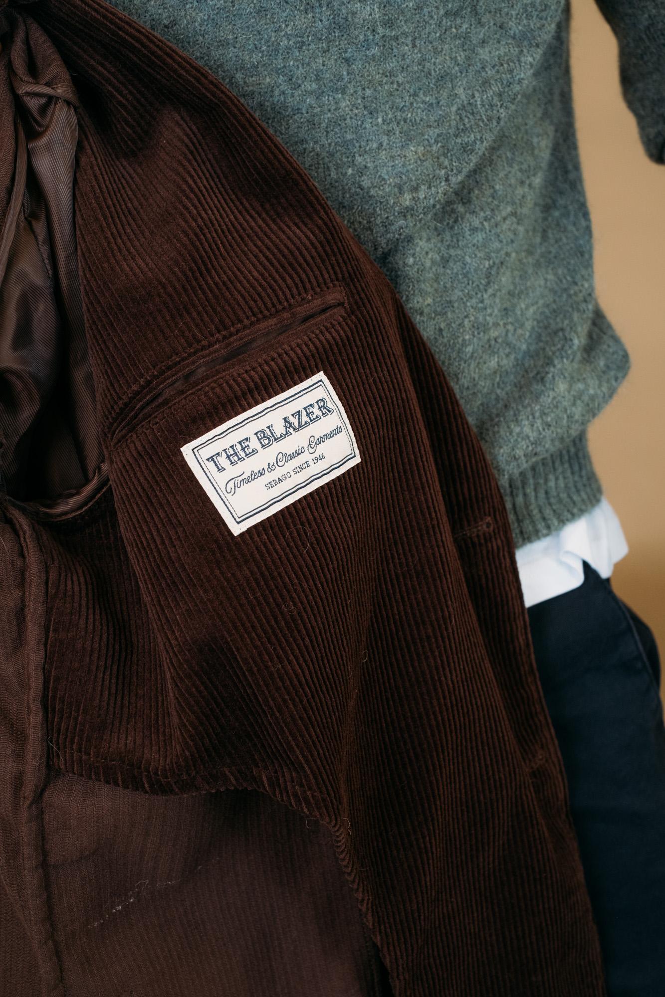 Blazer Neddick Corduroy Brown-Moro 74128KW 03Y Sebago 