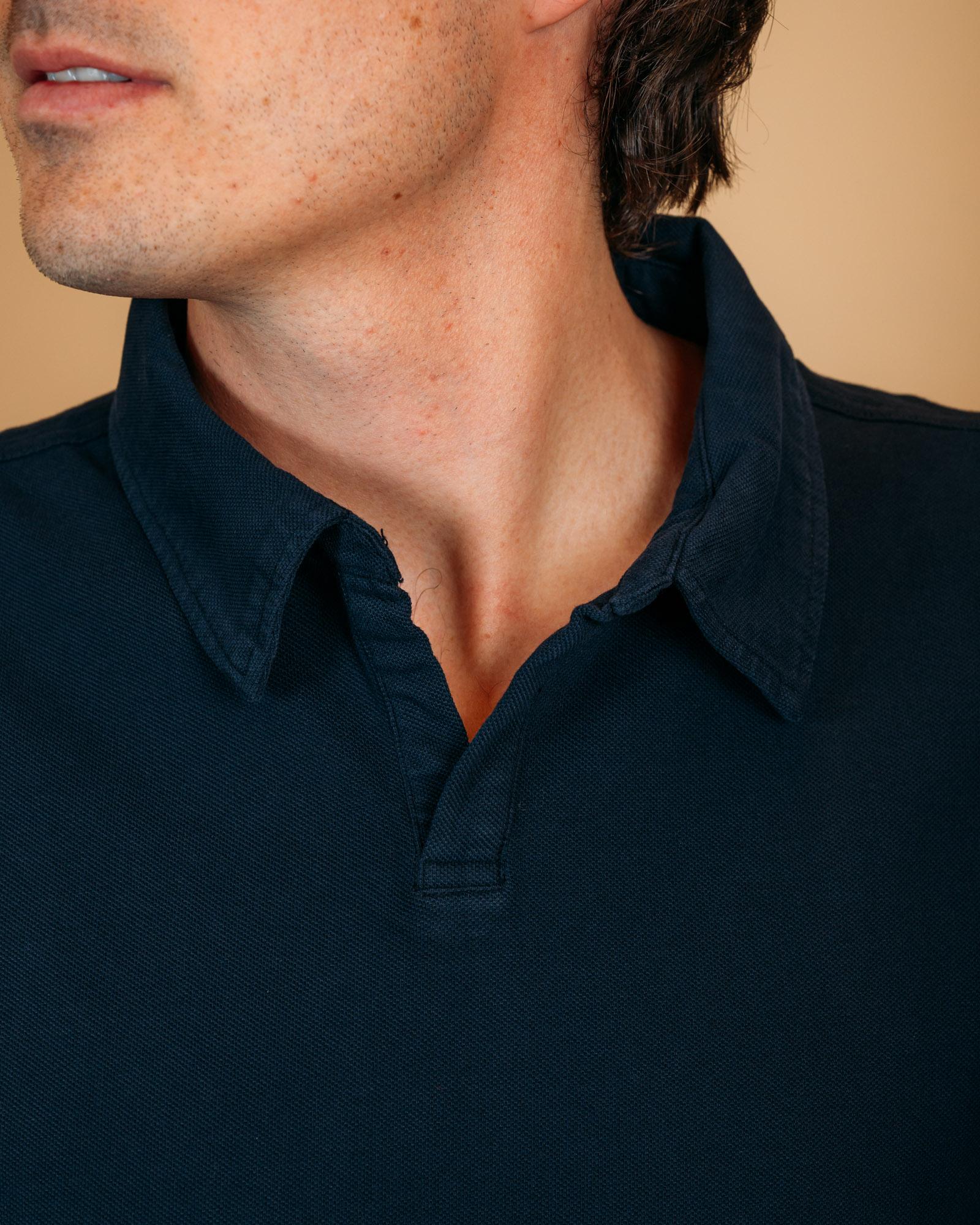 Polo Rockland Piquet Navy BLKM2005 NA Bl'ker 