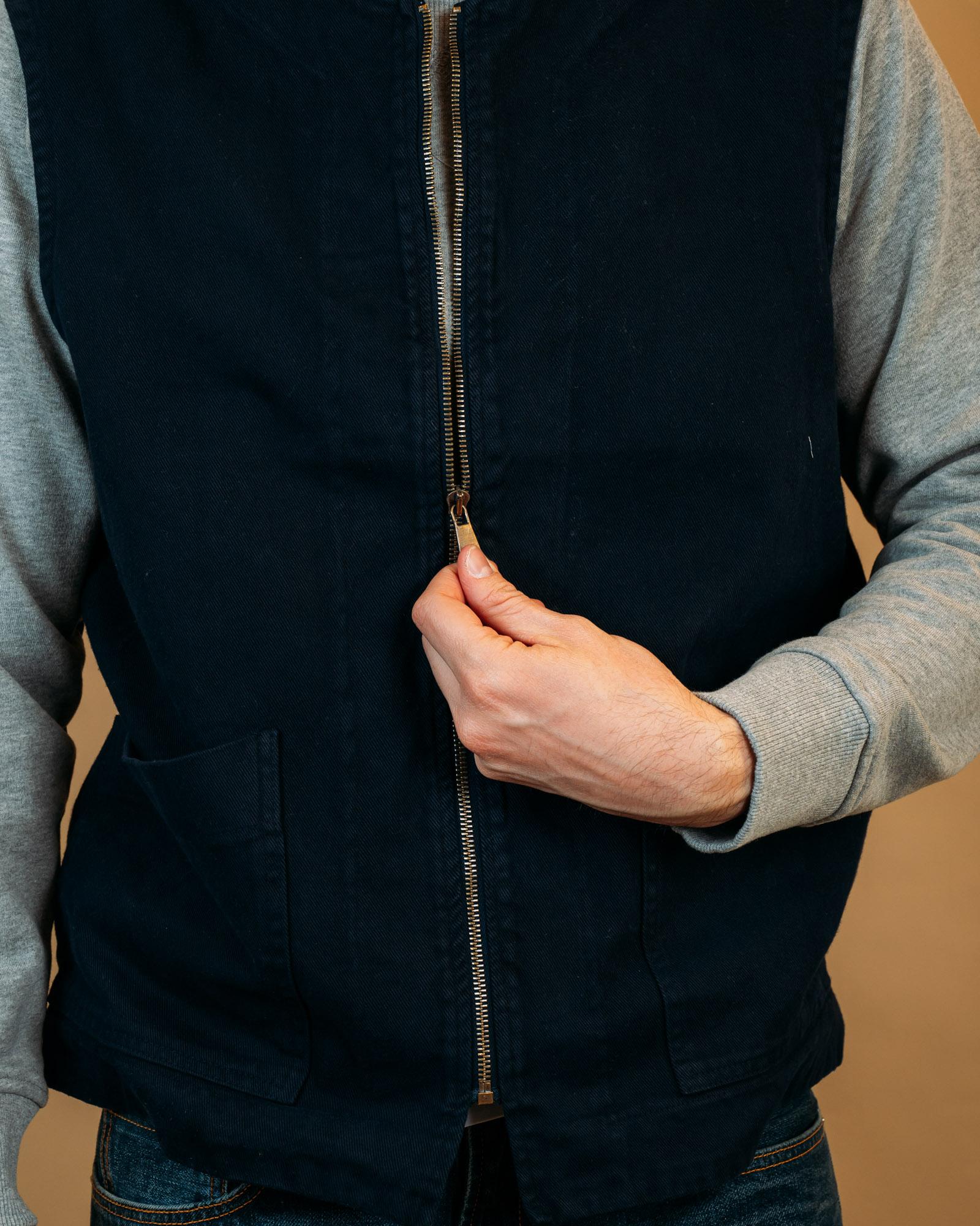 Gilet Bob Vest Zip Blu V445 BL Seadog 