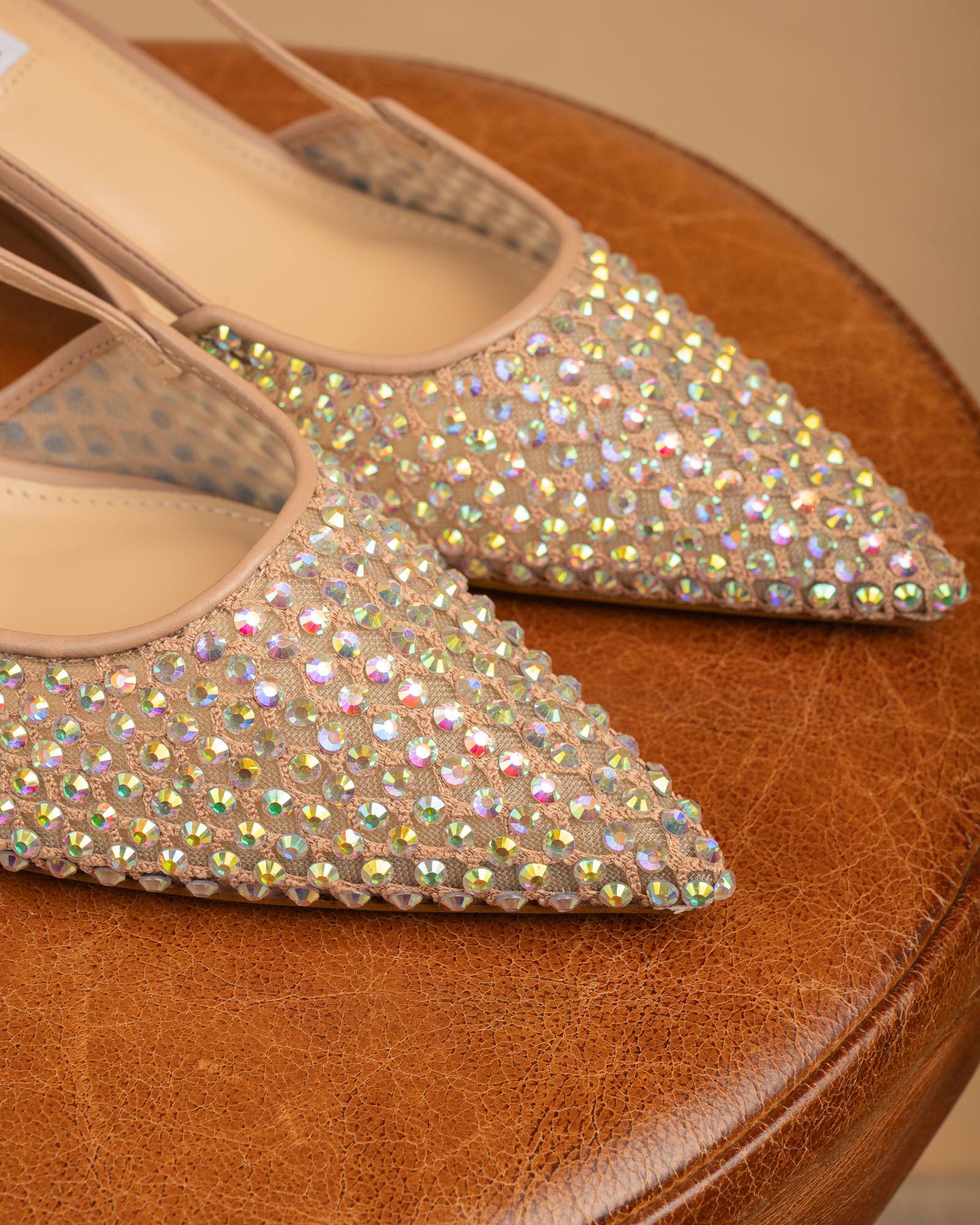 Slingback Legaci Clear Rhinestone SMSLEGACI 561 Steve Madden 