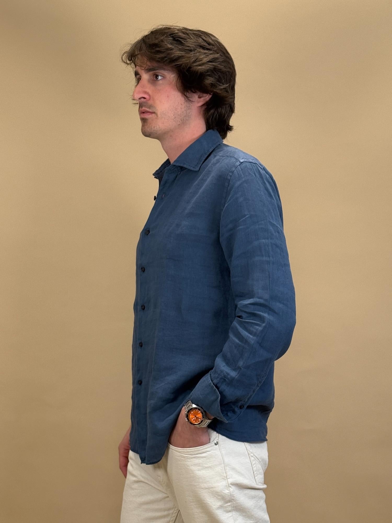 Camicia in Lino 748ML81191 808 Xacus